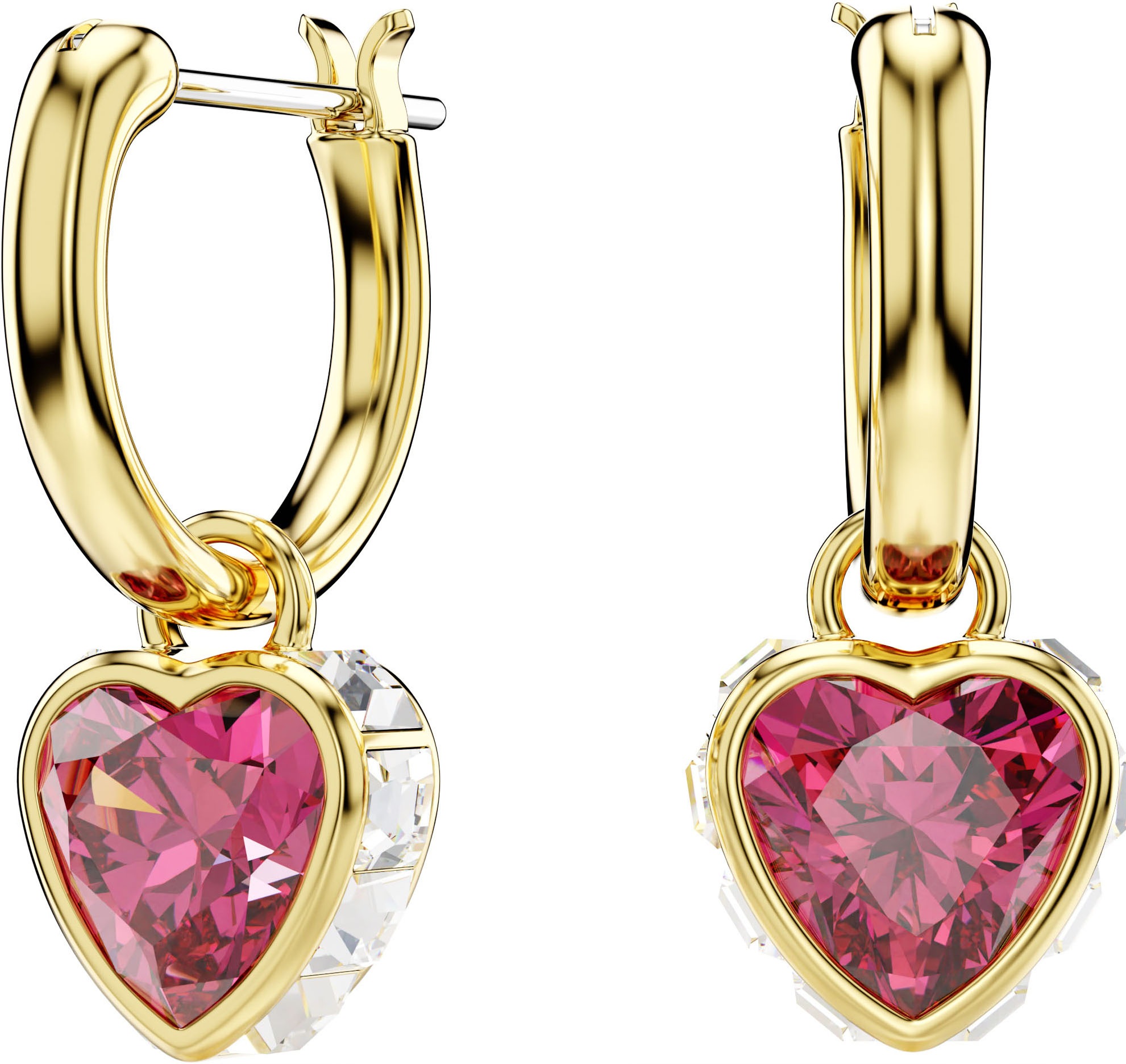 Paar Ohrstecker SWAROVSKI "Schmuck Geschenk Chroma Drop-Ohrhänger", gold (gelbgoldfarben, metallfarben, blau, grün, blau, grün), Ohrringe, Damen, Metall, mit Swarovski Kristall - Einhänger drehbar 6