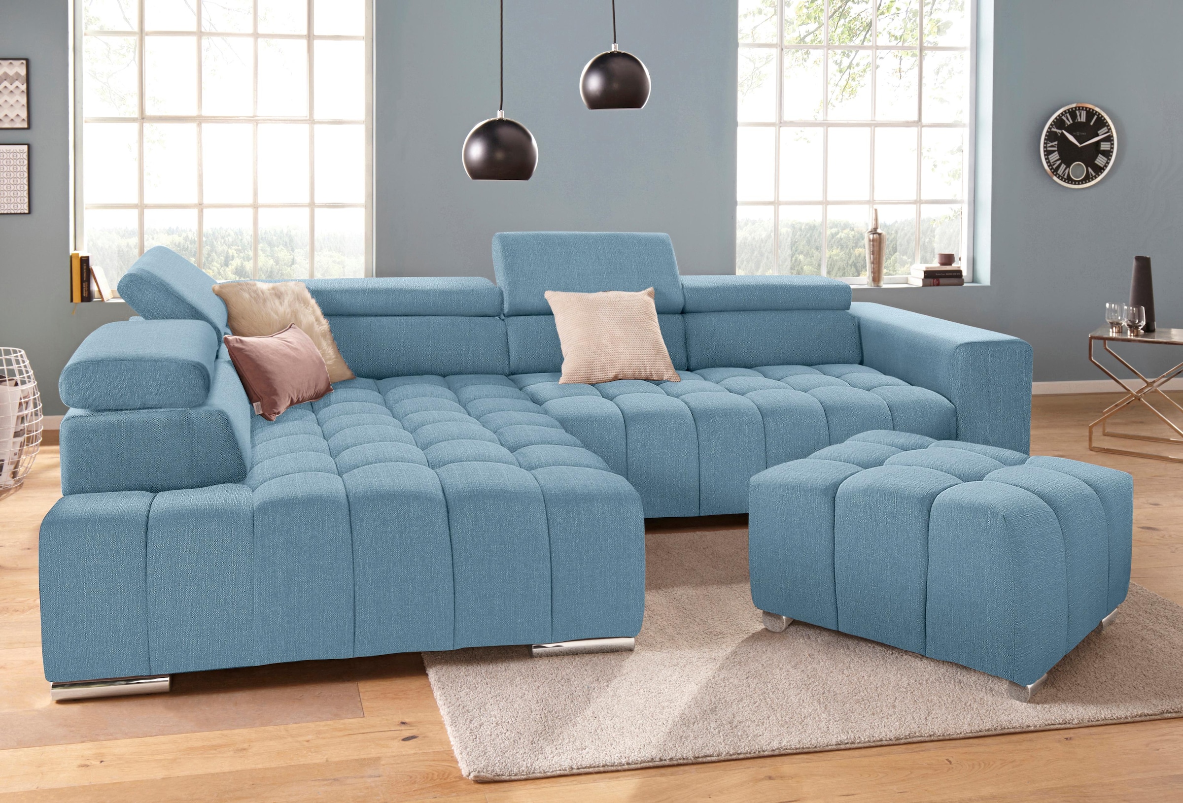 exxpo - sofa fashion Hocker »Elias hochwertig und elegant, mit tollem Sitzkomfort«
