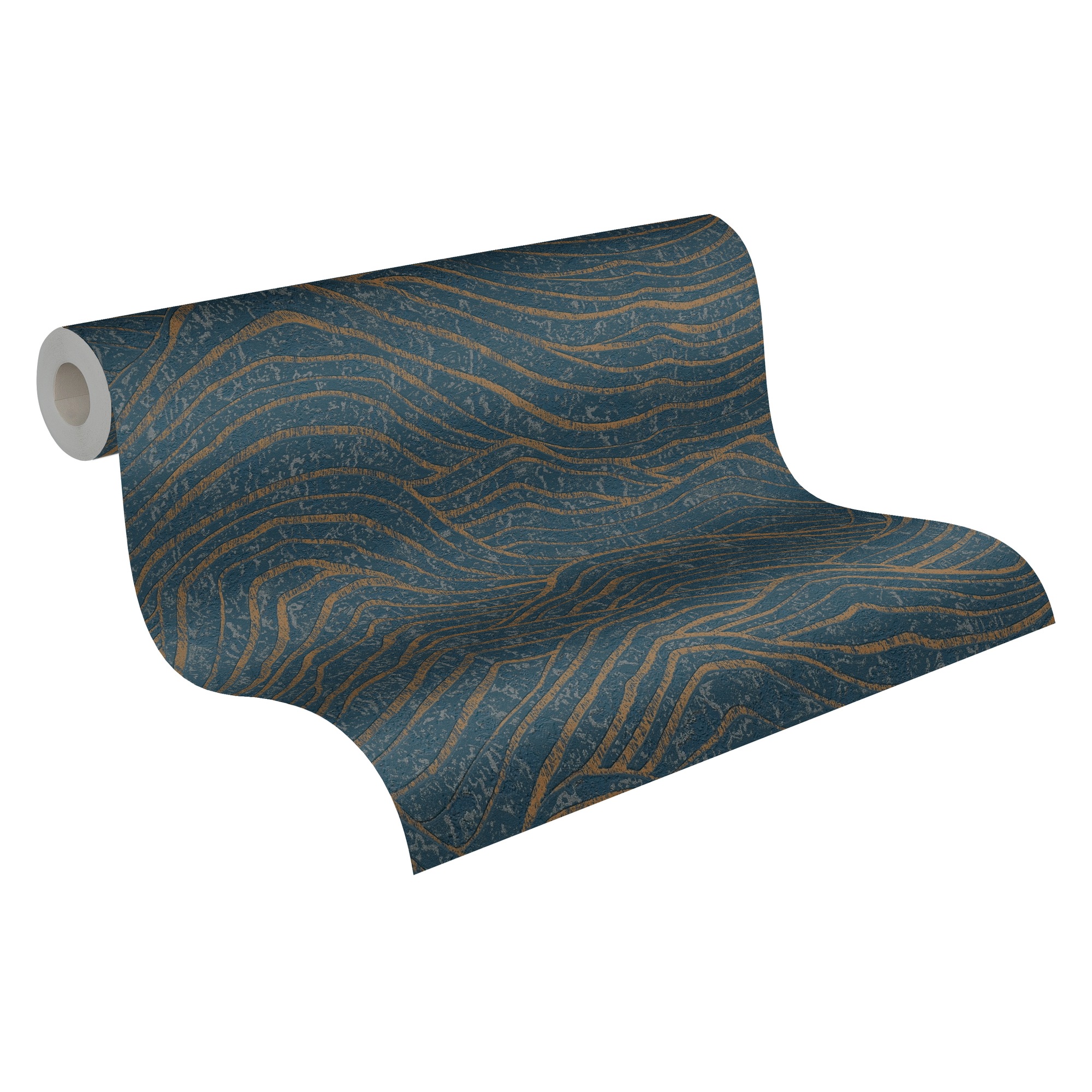 A.S. Création Vliestapete »Jade 2 3D-Tapete Mustertapete Metallic-Effekt 3D«, leicht glänzend, Vliestapete Grafik für Schlafzimmer Küche Wohnzimmer 3D Design modern
