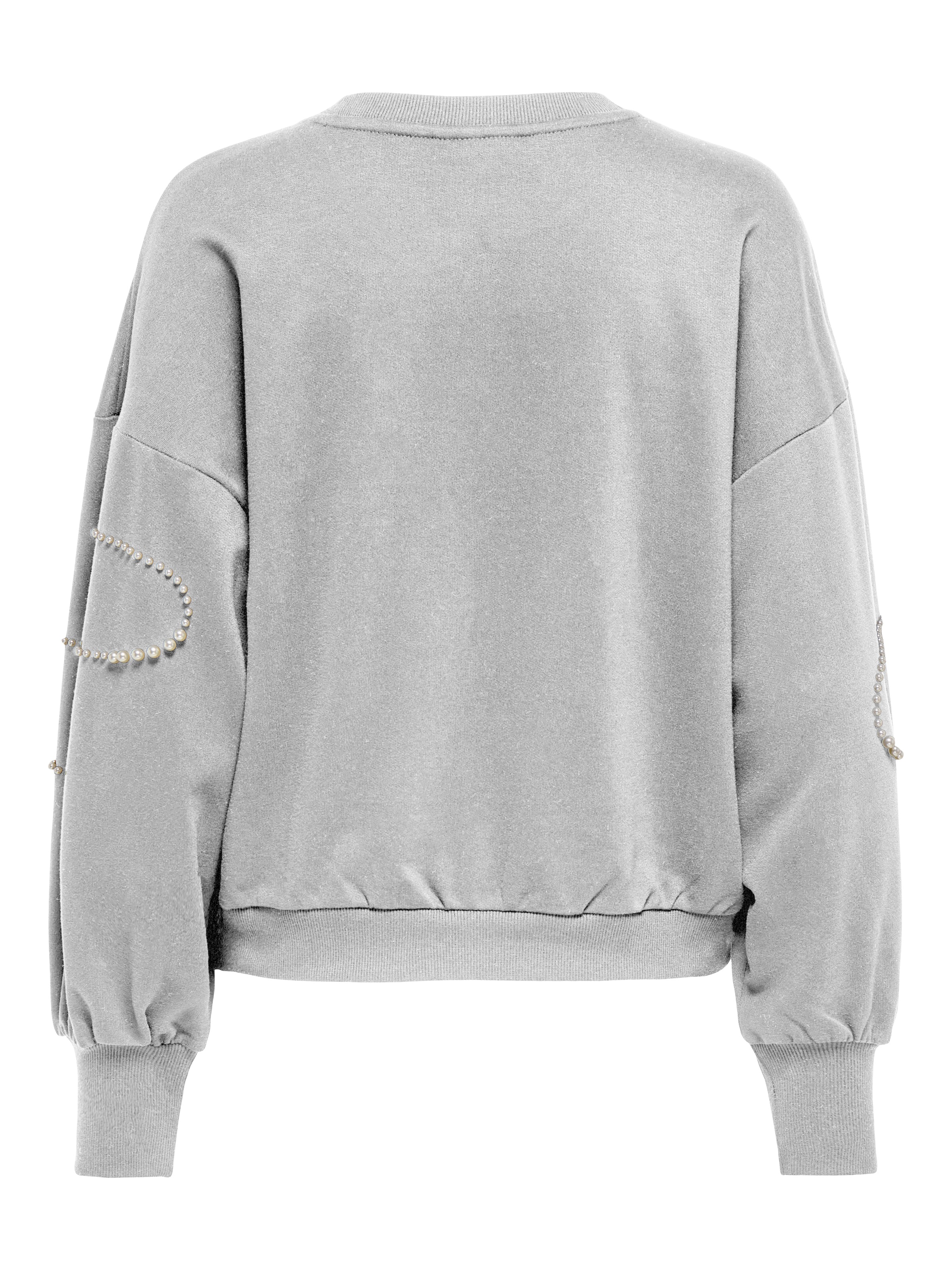 ONLY Sweatshirt "ONLBROOK L/S PEARL DETAIL CS SWT" günstig online kaufen