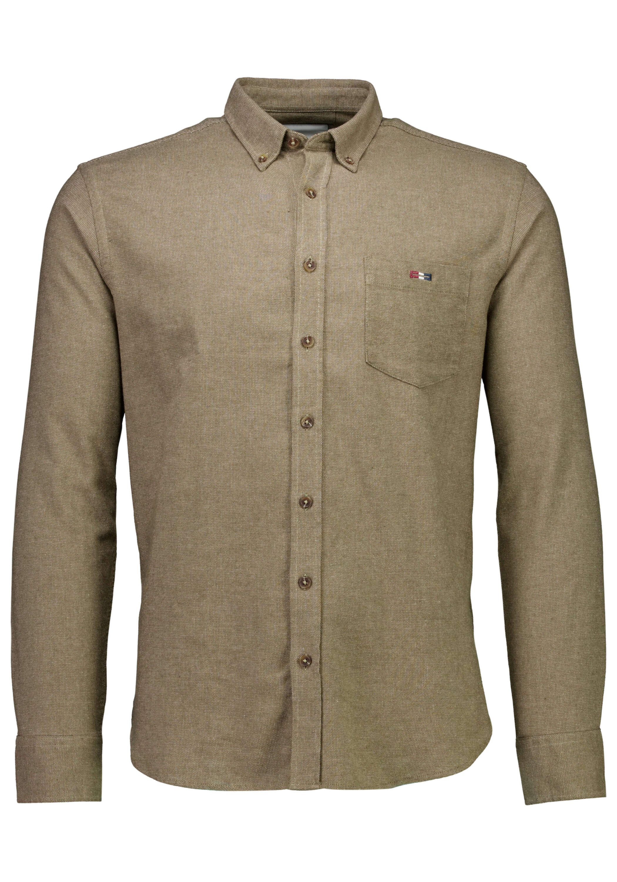BISON Langarmhemd "Freizeithemd (Langarm) Regular Fit"