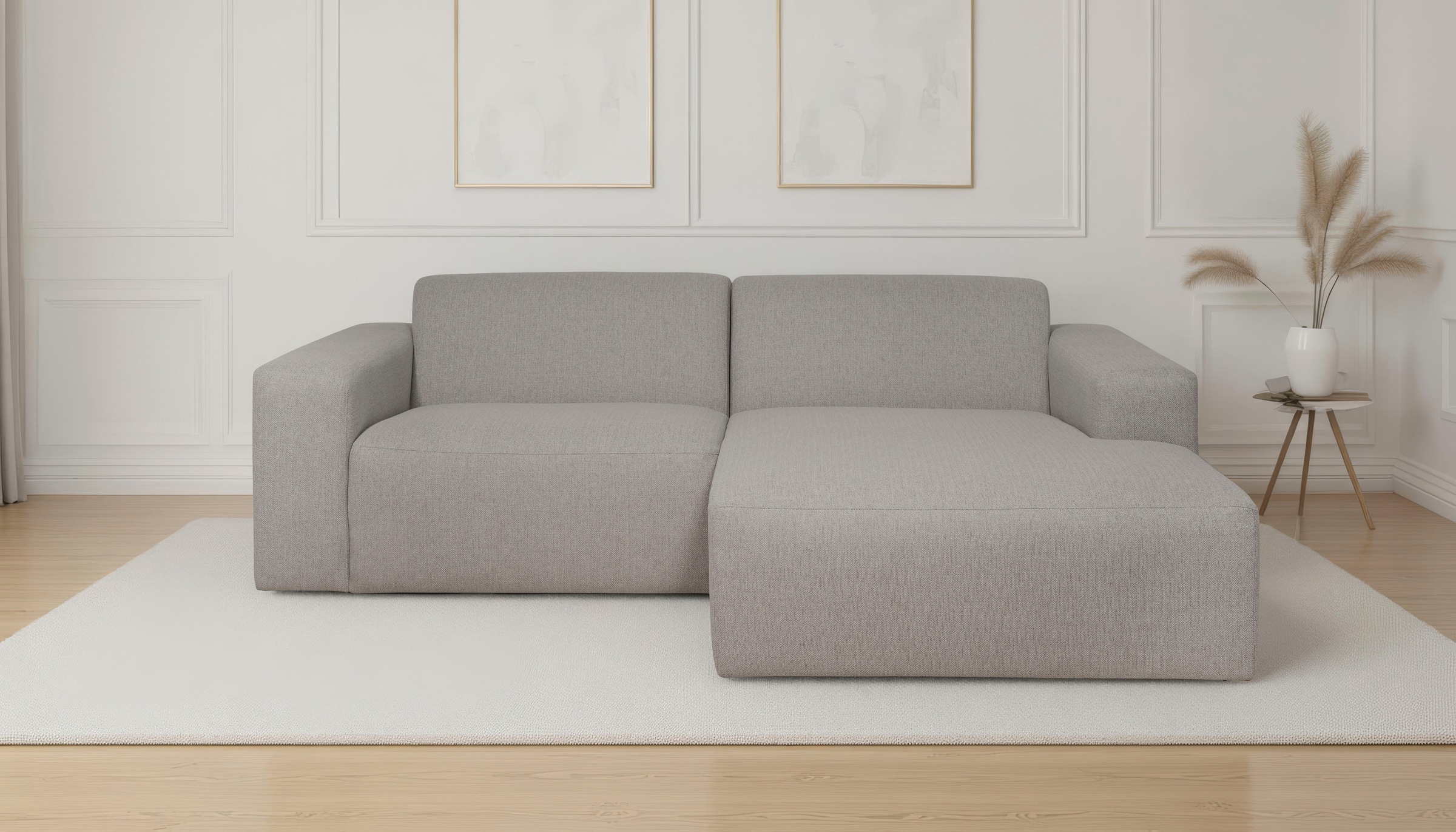 OTTO home Ecksofa "Koa, 228 cm, L-Form, Modulsofa in Cord, Chenille, Strukt günstig online kaufen