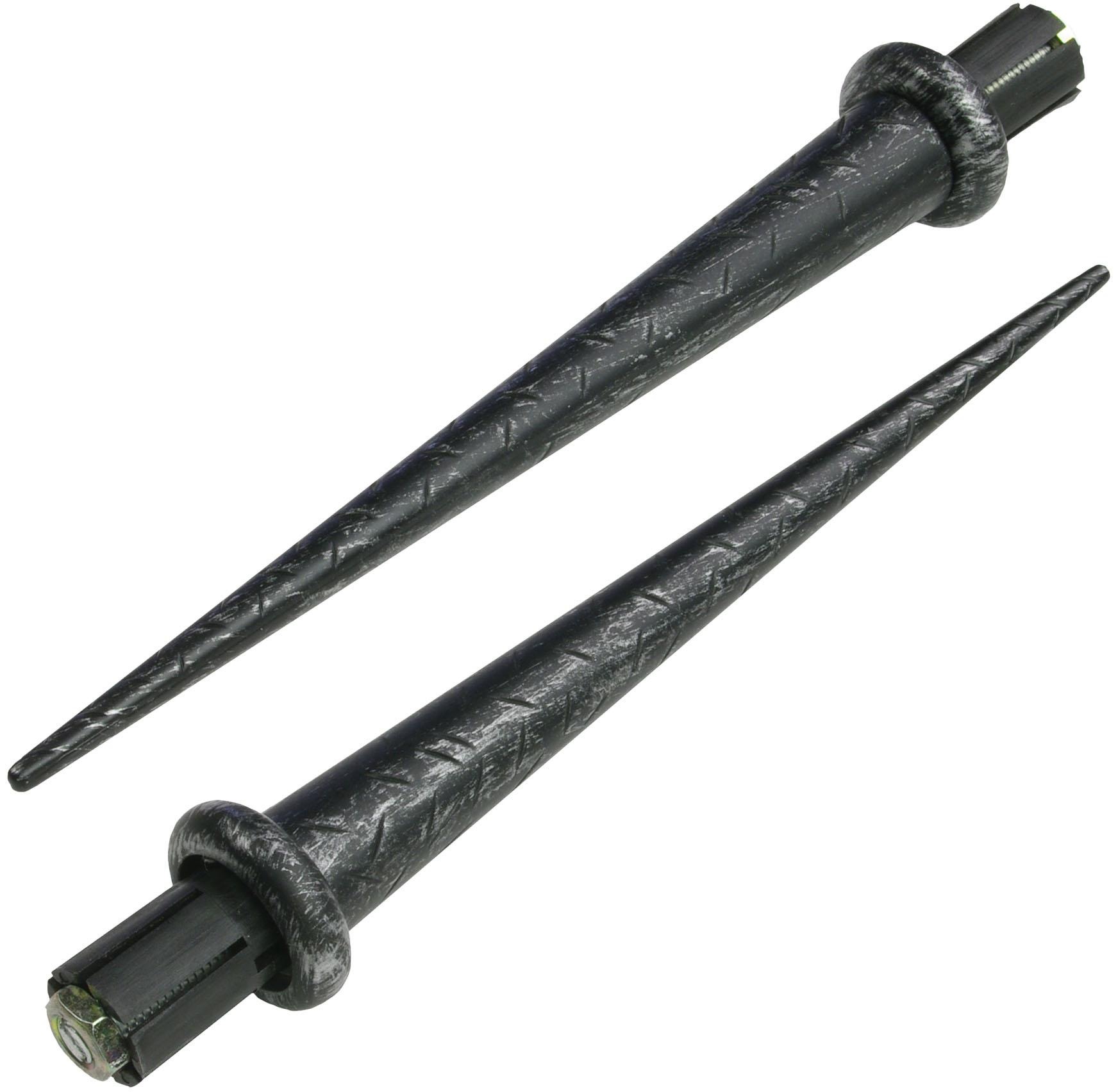 Liedeco Gardinenstange "Esp Spitze" Ø 16 mm 1 läufig-läufig Fixmaß 1-läufig günstig online kaufen