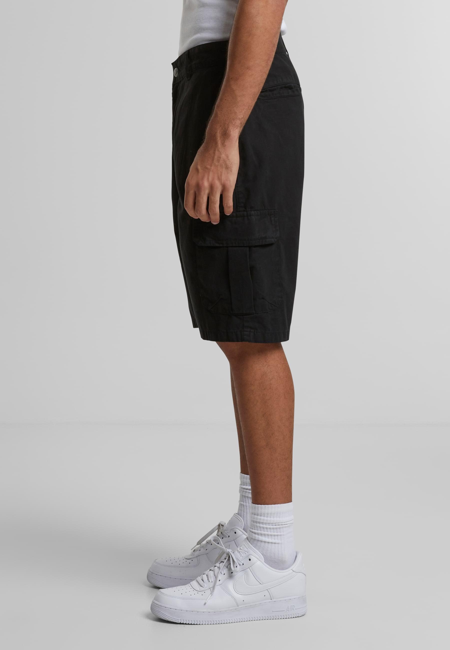 URBAN CLASSICS Stoffhose »Urban Classics Herren Big Cargo Bermuda«, (1 tlg.)