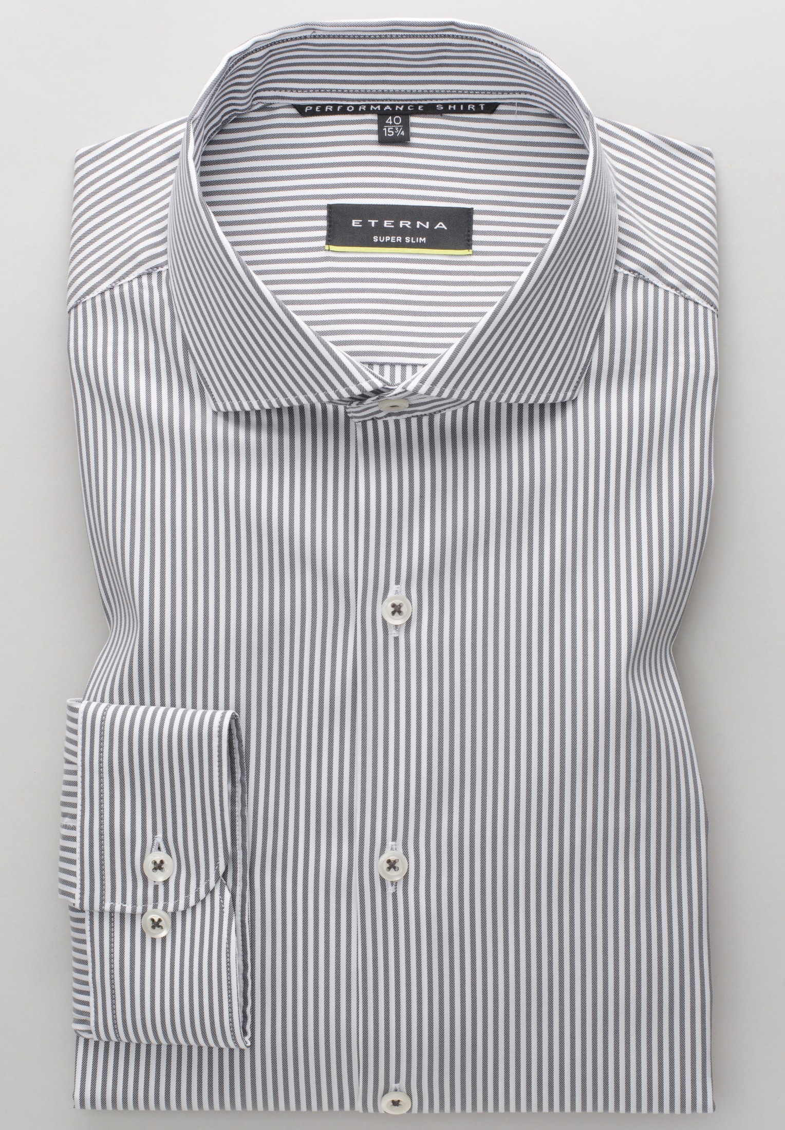 Eterna Langarmhemd »SUPER SLIM« EASY IRON (bügelleicht)