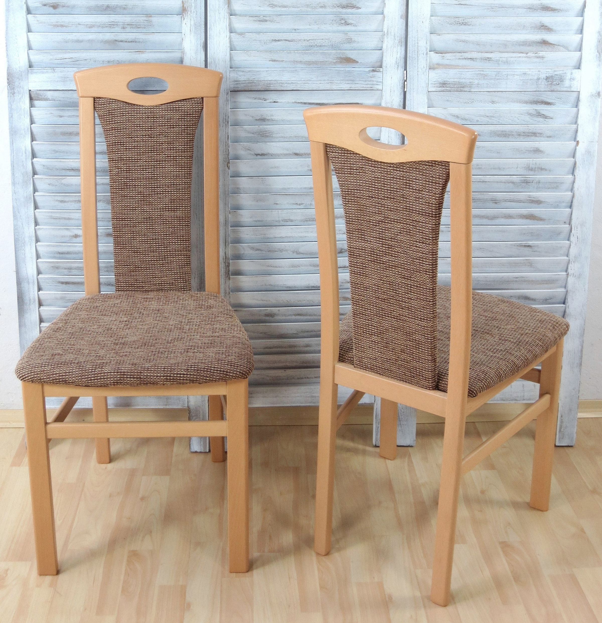 Home affaire 4-Fußstuhl "Kasia" (Set) 2 Stk. Struktur günstig online kaufen