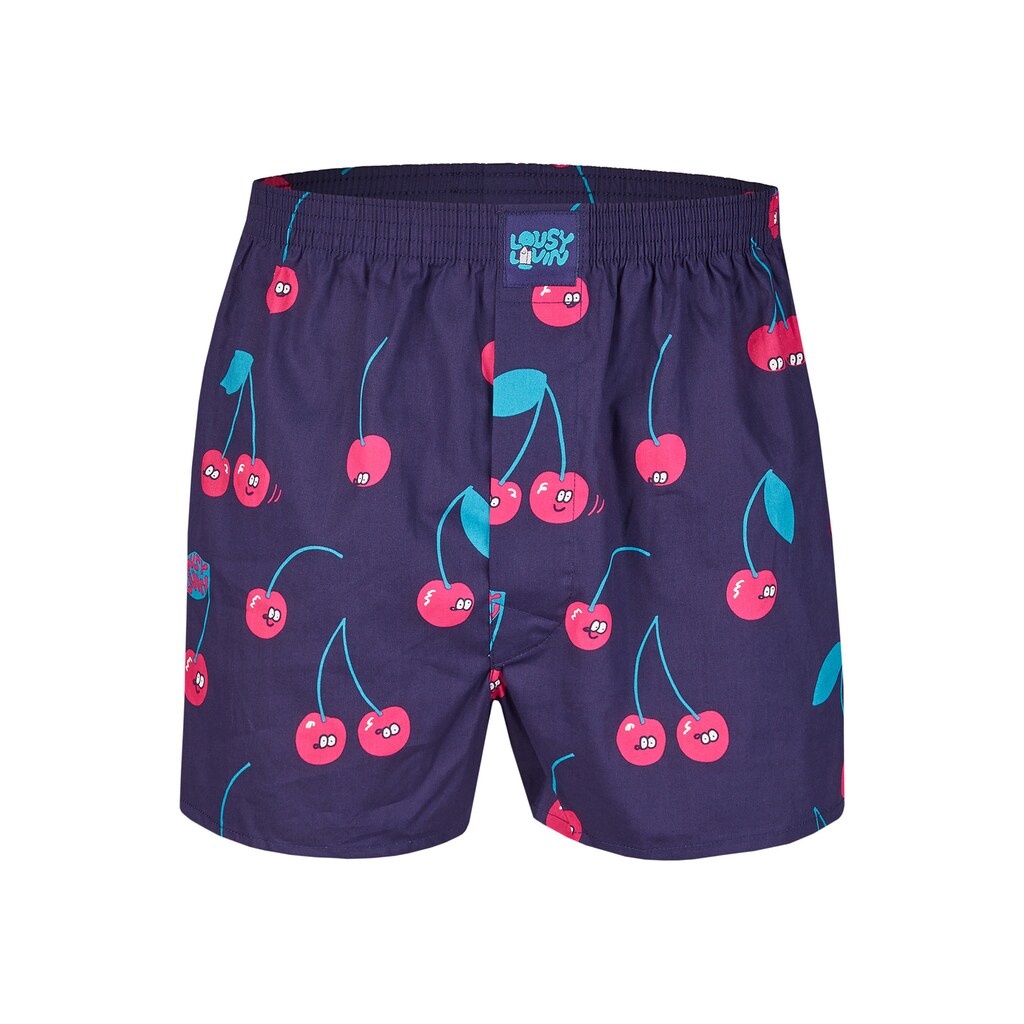 Lousy Livin Boxershorts »Cherry & Berry«, im 2er-Pack mit buntem Design