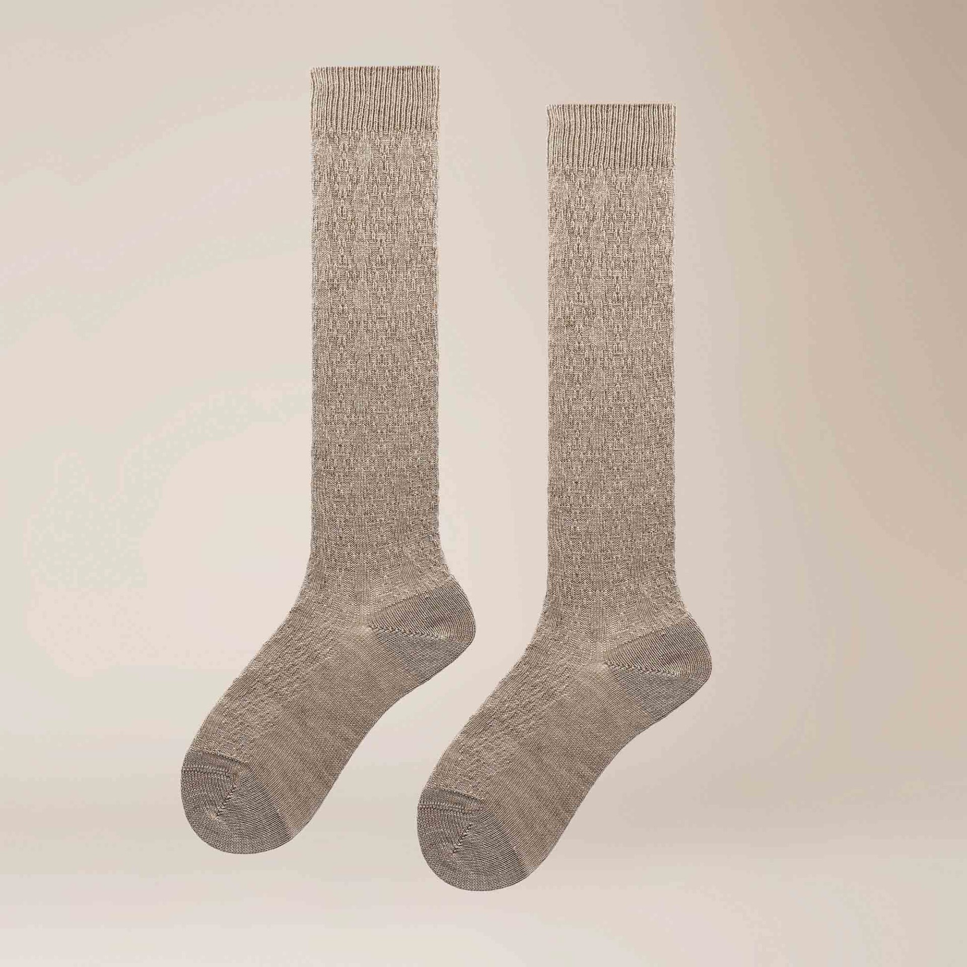 KUNERT Kniestrümpfe "Kniestrumpf Heritage Structure Socks" Trachten-Kniestrümpfe mit Merinowolle