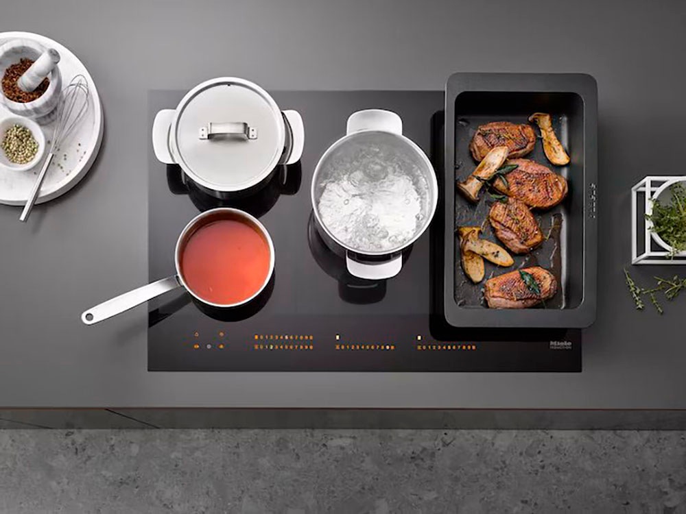 Miele Induktions-Kochfeld "KM 7466 FL 125 Edition" Mit 4 Kochzonen inkl. 1 günstig online kaufen