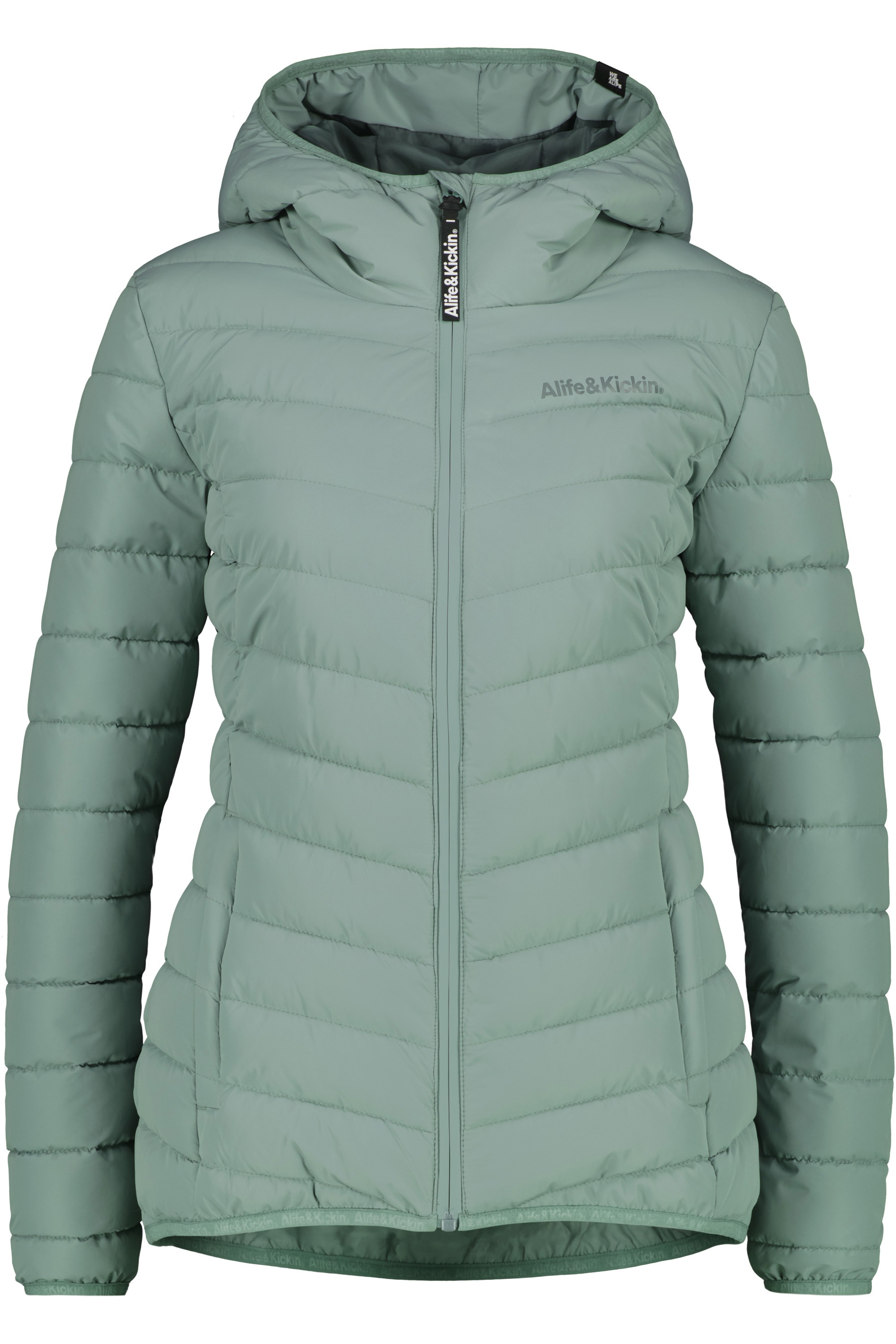 Alife & Kickin Winterjacke "Damen RabeaAK A", Moderne Steppjacke mit gefütterter Kapuze in schmaler Passform