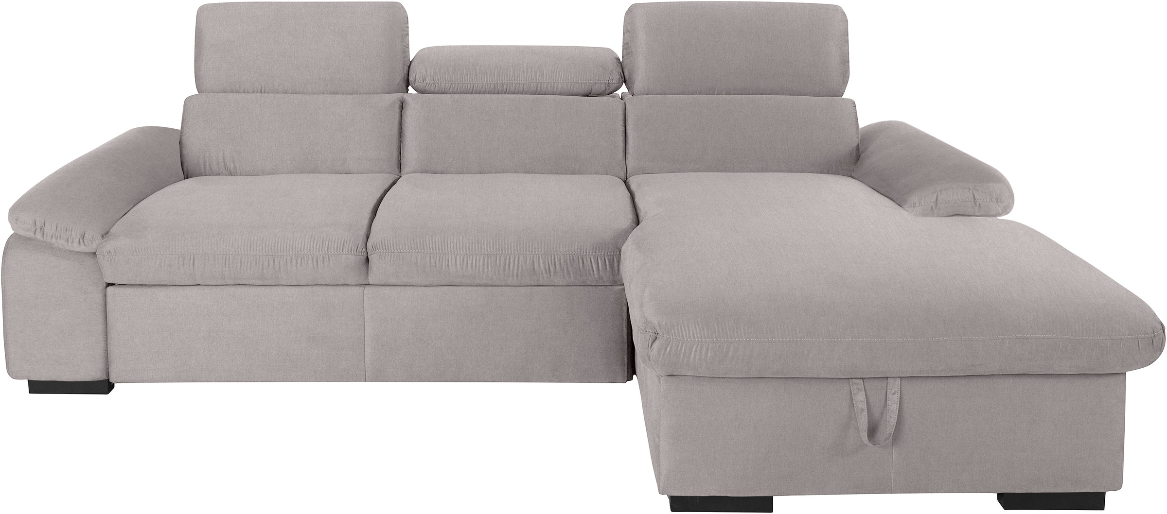 COTTA Ecksofa "Lola L-Form mit Kopfteilfunktion & Hocker" wahlweise mit Bet günstig online kaufen