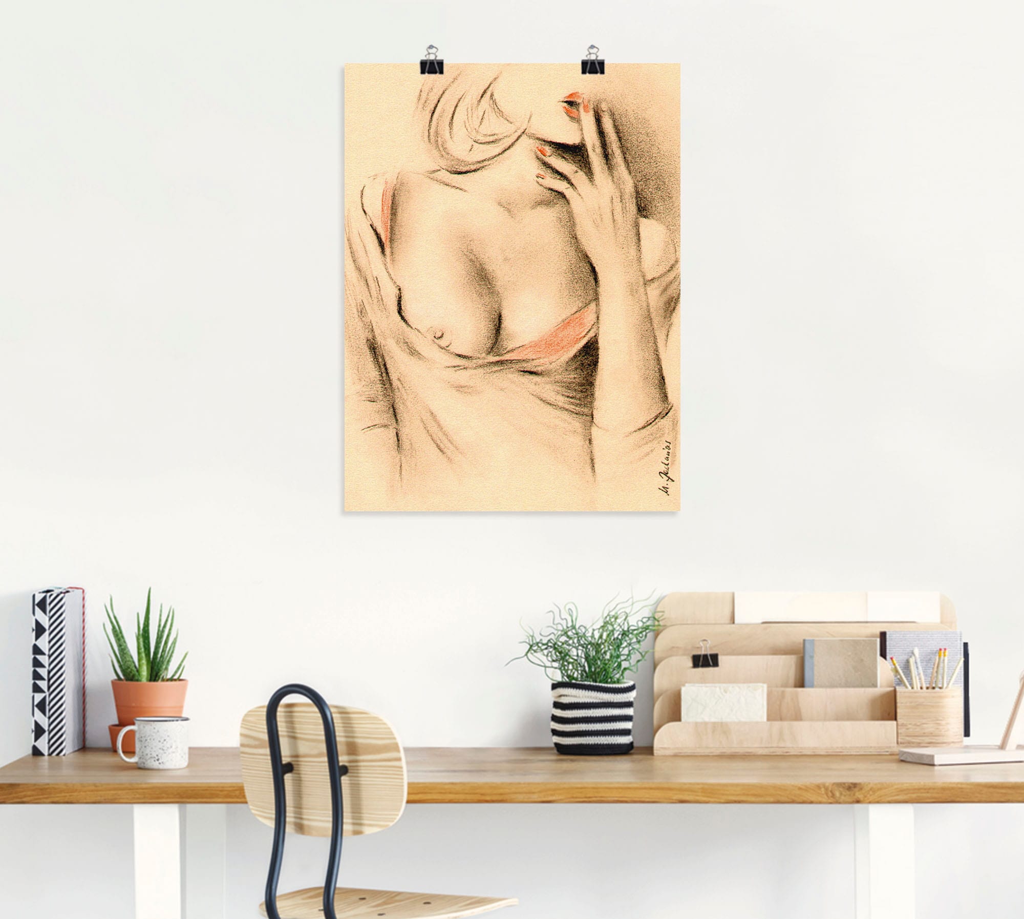 Artland Wandbild »Aphrodite der Moderne«, Frau, (1 St.), als Leinwandbild, Poster, Wandaufkleber in verschied. Größen