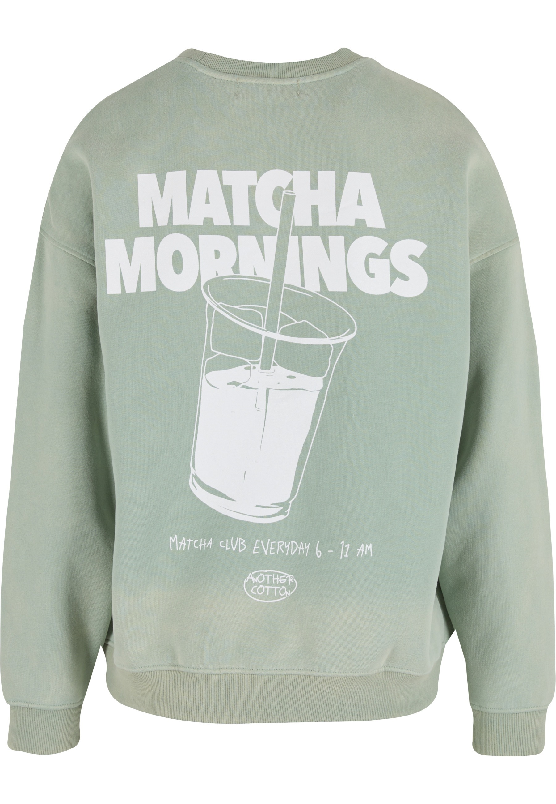 Another Cotton Lab Rundhalspullover »Another Cotton Lab Matcha Mornings Oversized Sweatshirt« 1