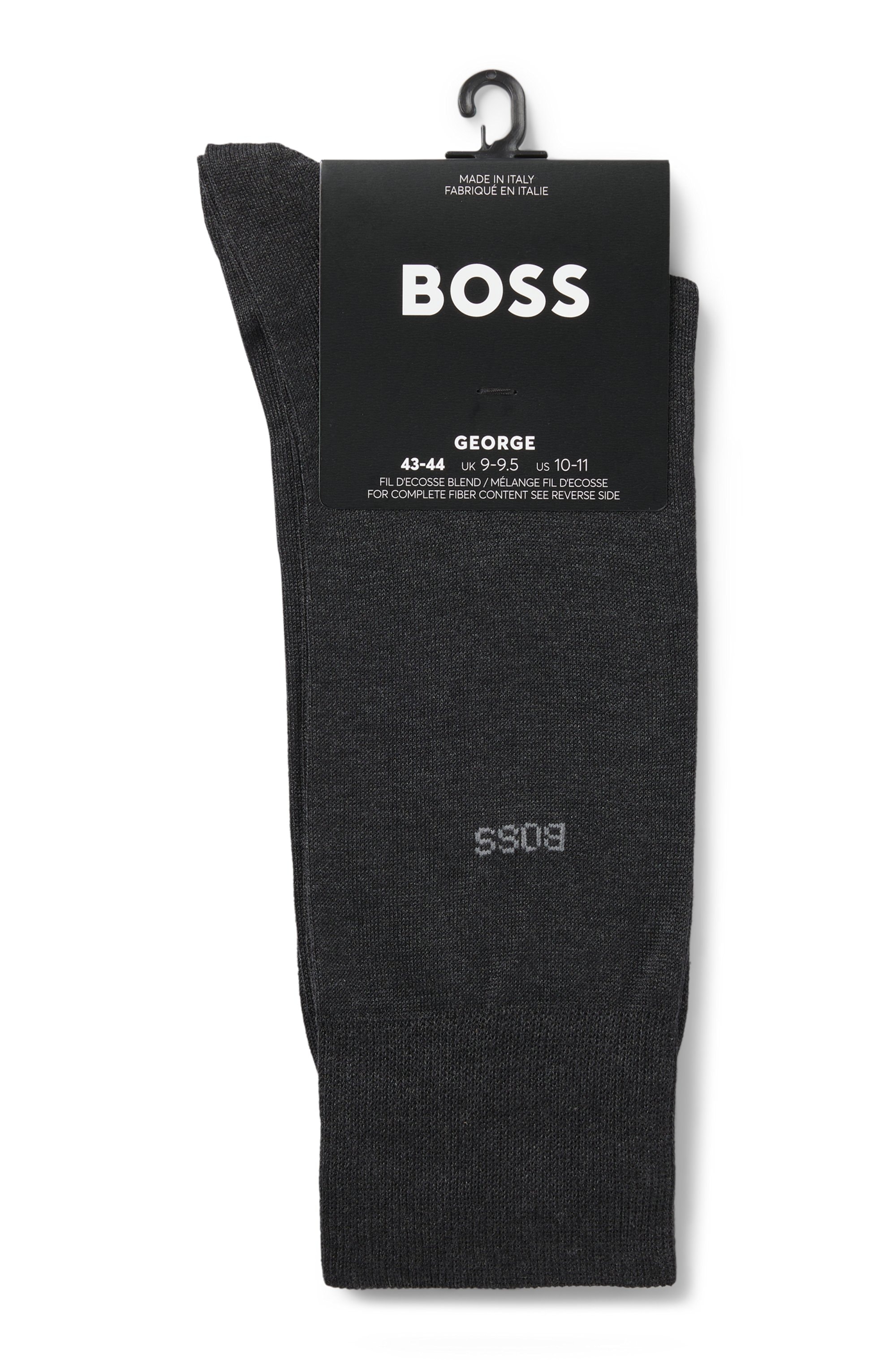 BOSS Businesssocken »George RS Uni MC«, (Packung), mit dezentem, eingestricktem BOSS Logo-Schriftzug