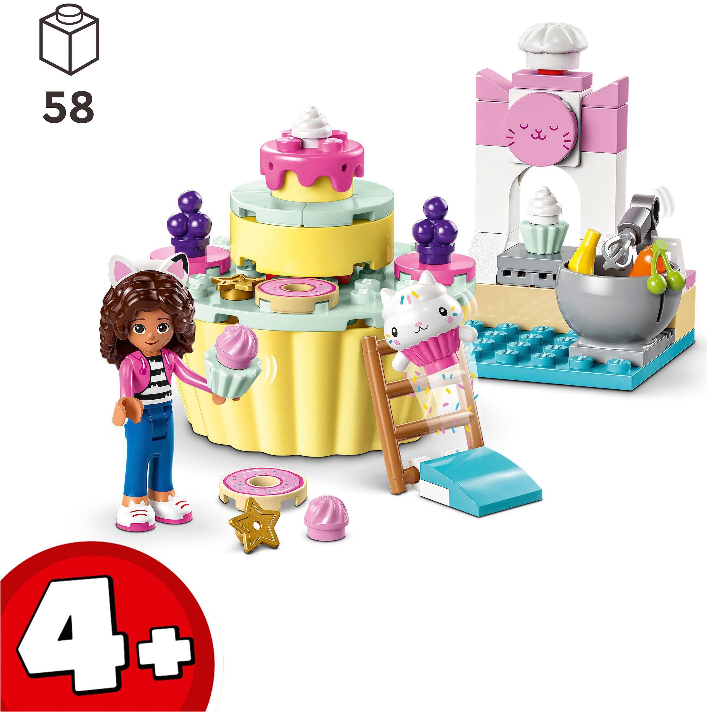 LEGO® Konstruktionsspielsteine »Kuchis Backstube (10785), LEGO® Gabby's Dollhouse«, (58 St.), Made in Europe