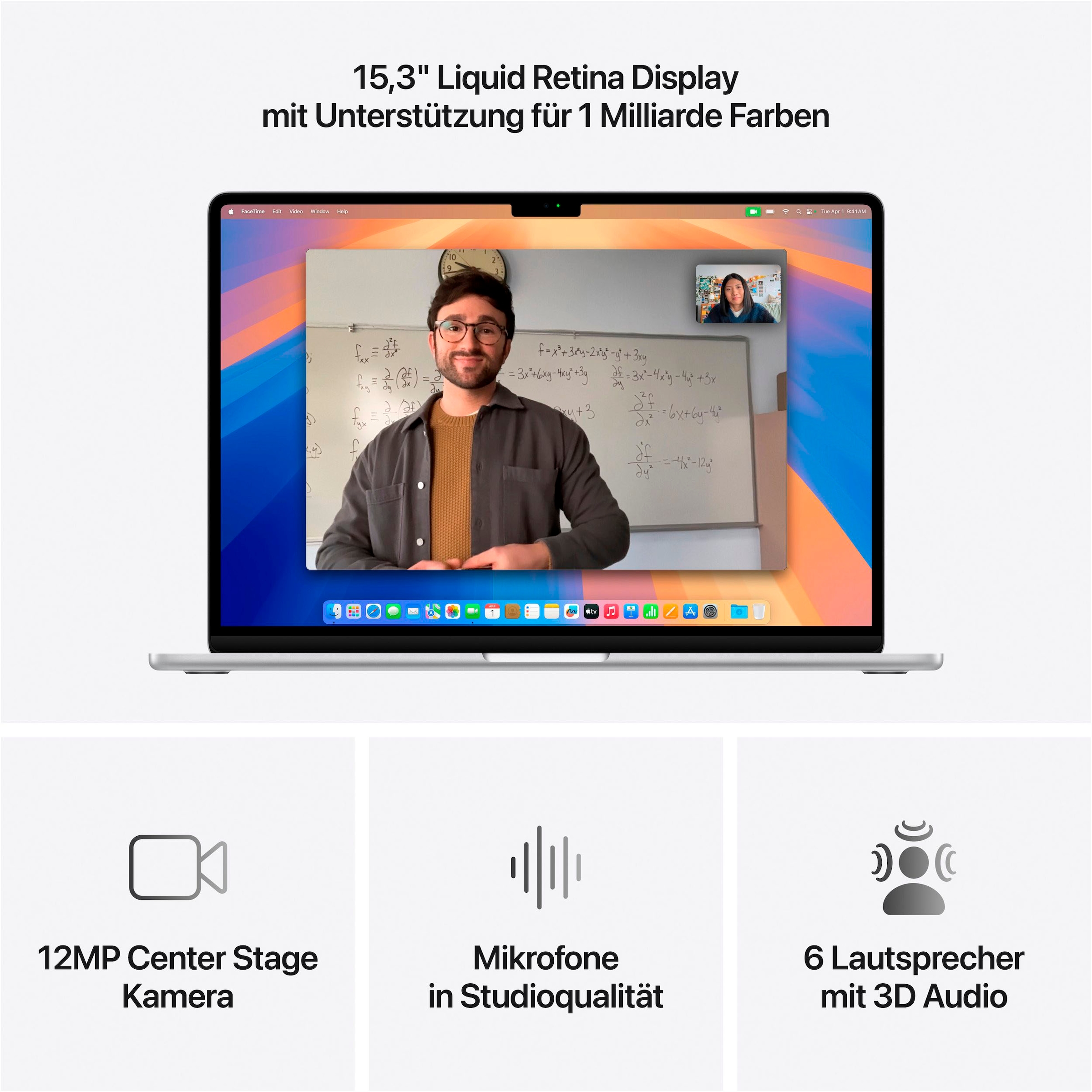 Apple Notebook »MacBook Air 15" CTO«, 38,91 cm, / 15,3 Zoll, Apple, M4, 10-Core GPU, 256 GB SSD