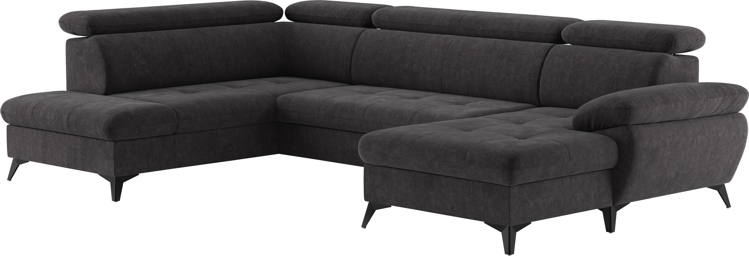 COTTA Wohnlandschaft »Hudson U-Form«, mit Kopfteilverstellung, wahlweise mit Bettfunktion & Bettkasten