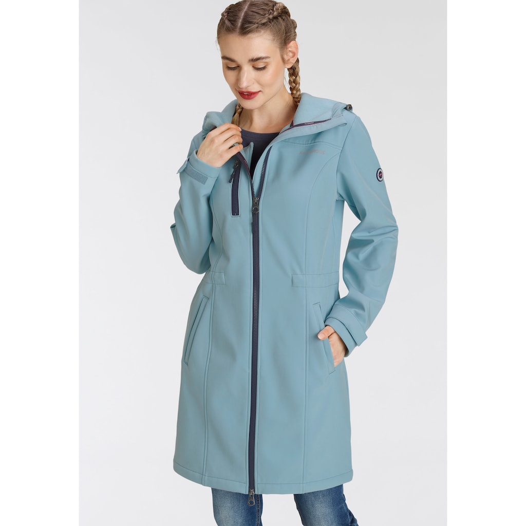 KangaROOS Softshelljacke, mit Kapuze