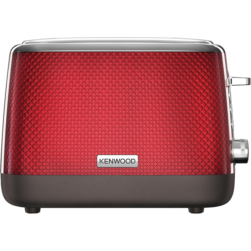 KENWOOD Toaster »Mesmerine TCM811.RD«, 2 kurze Schlitze, für 2 Scheiben, 1000 W