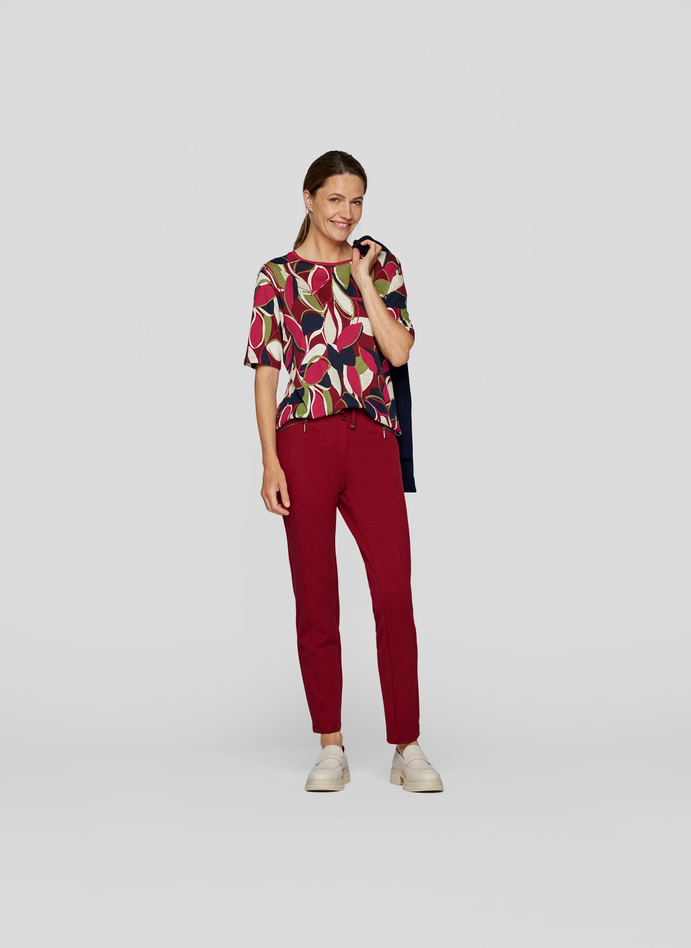 Rabe Print-Shirt »RABE Blätter-Print-Shirt für Damen«