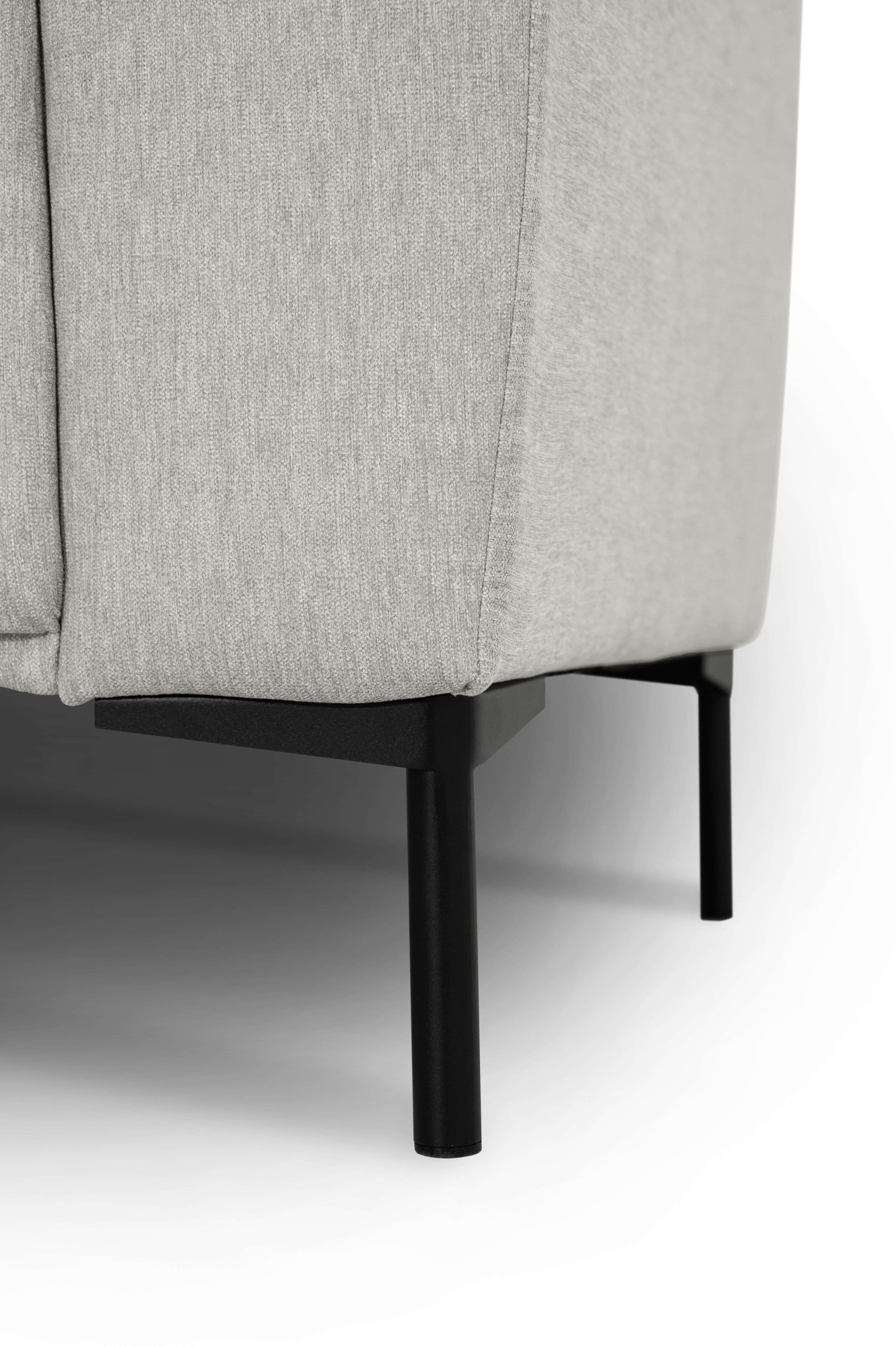 andas Ecksofa »Melby«, (2 St.), Breite 275 cm, in einem weichen Struktur Stoff, lose Rückenkissen