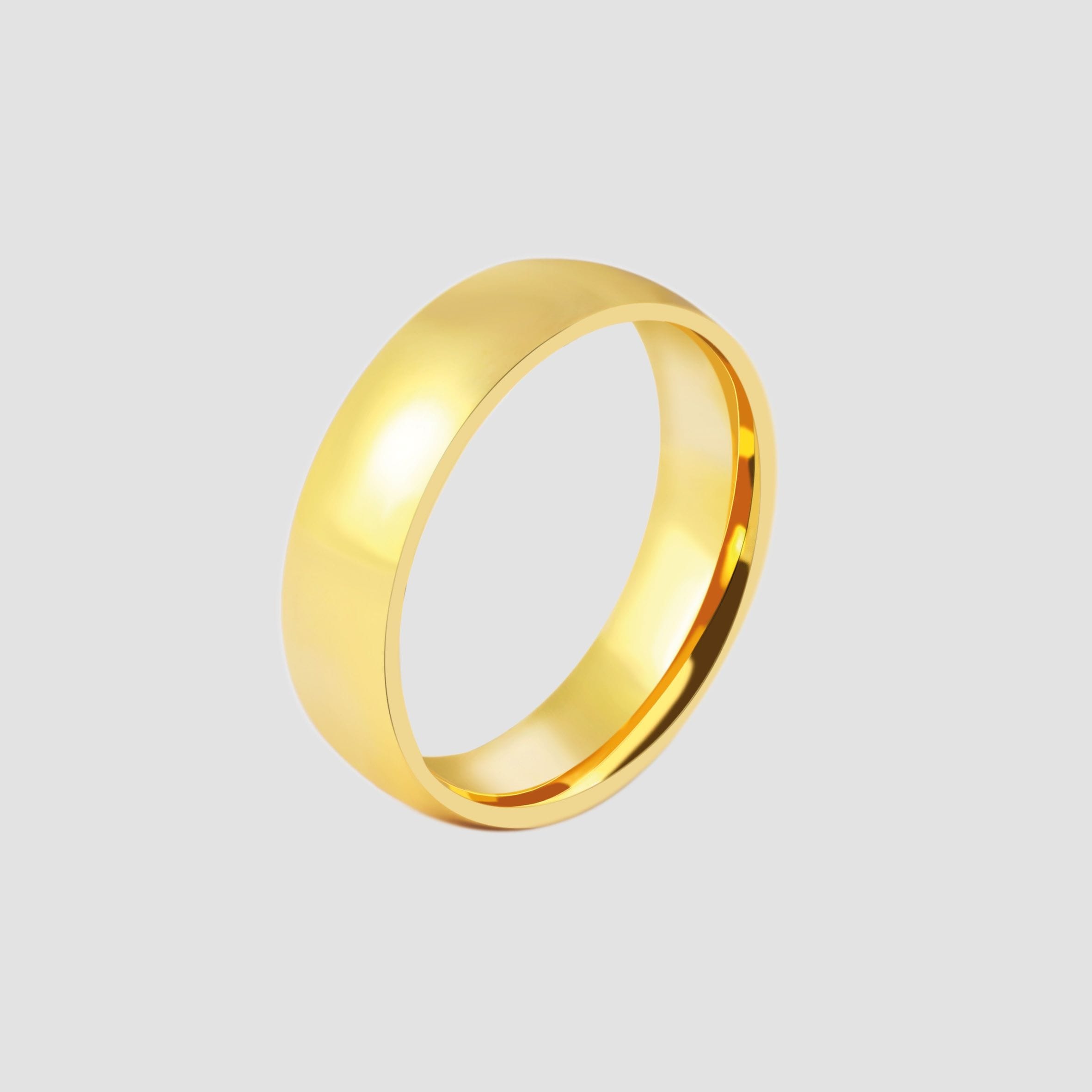 Adelia's Men's Finger Ring Gold Size 58
