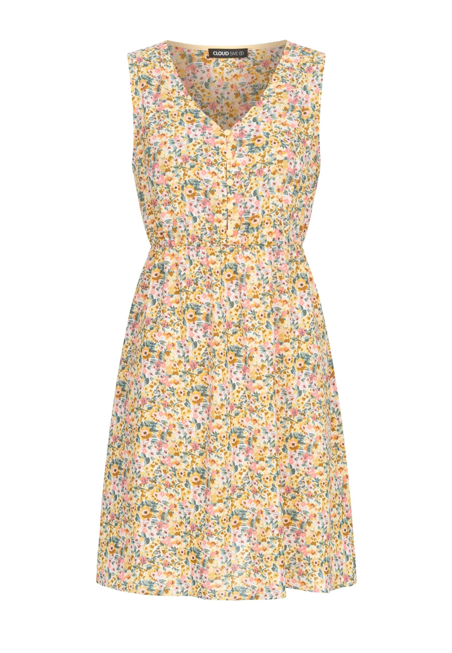 CLOUD 5IVE Shirtkleid "CLOUD 5IVE Leichtes Sommerkleid mit Knopfleiste" 1 S günstig online kaufen