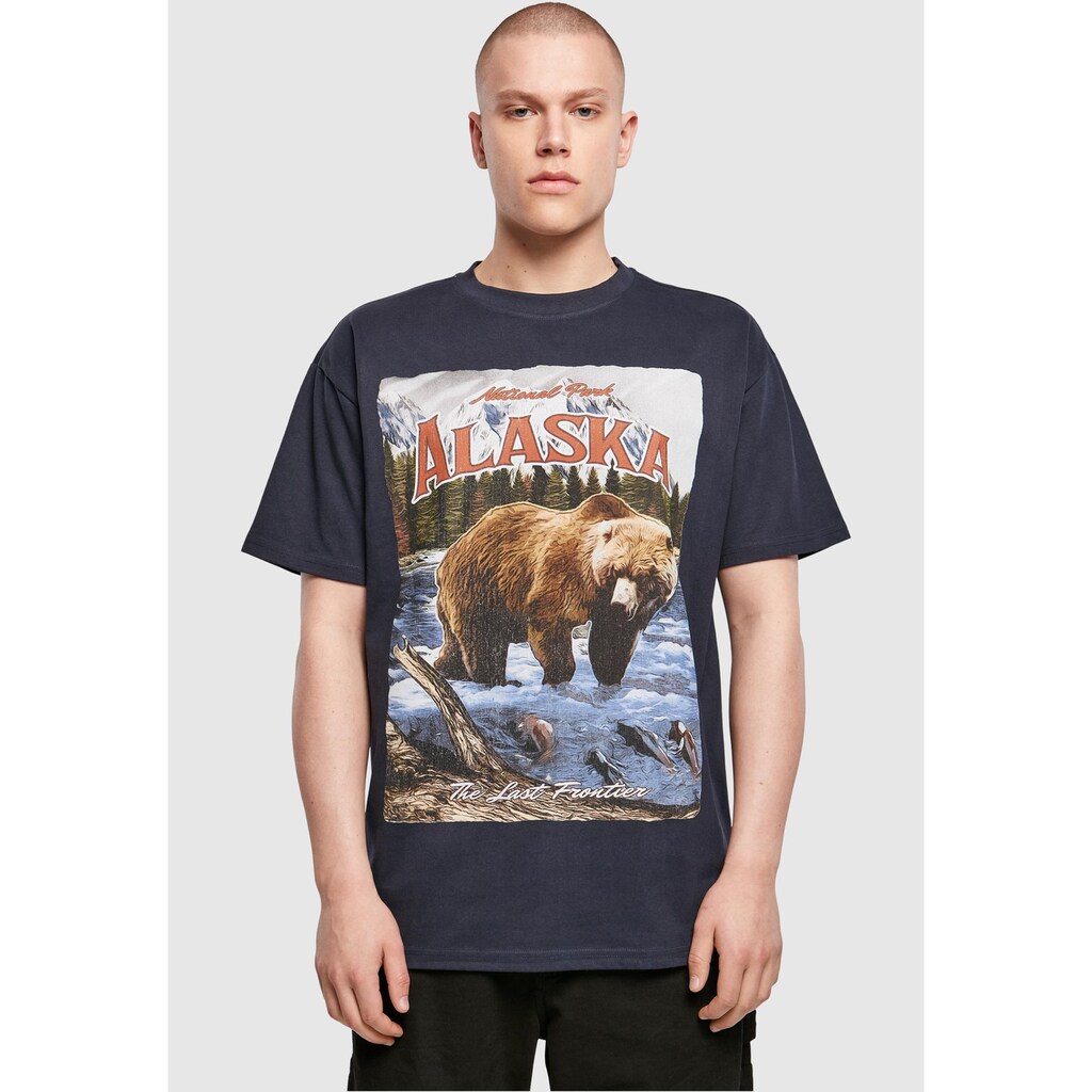 Upscale by Mister Tee T-Shirt »Upscale by Mister Tee Herren Alaska Vintage Oversize Tee«, (1 tlg.)