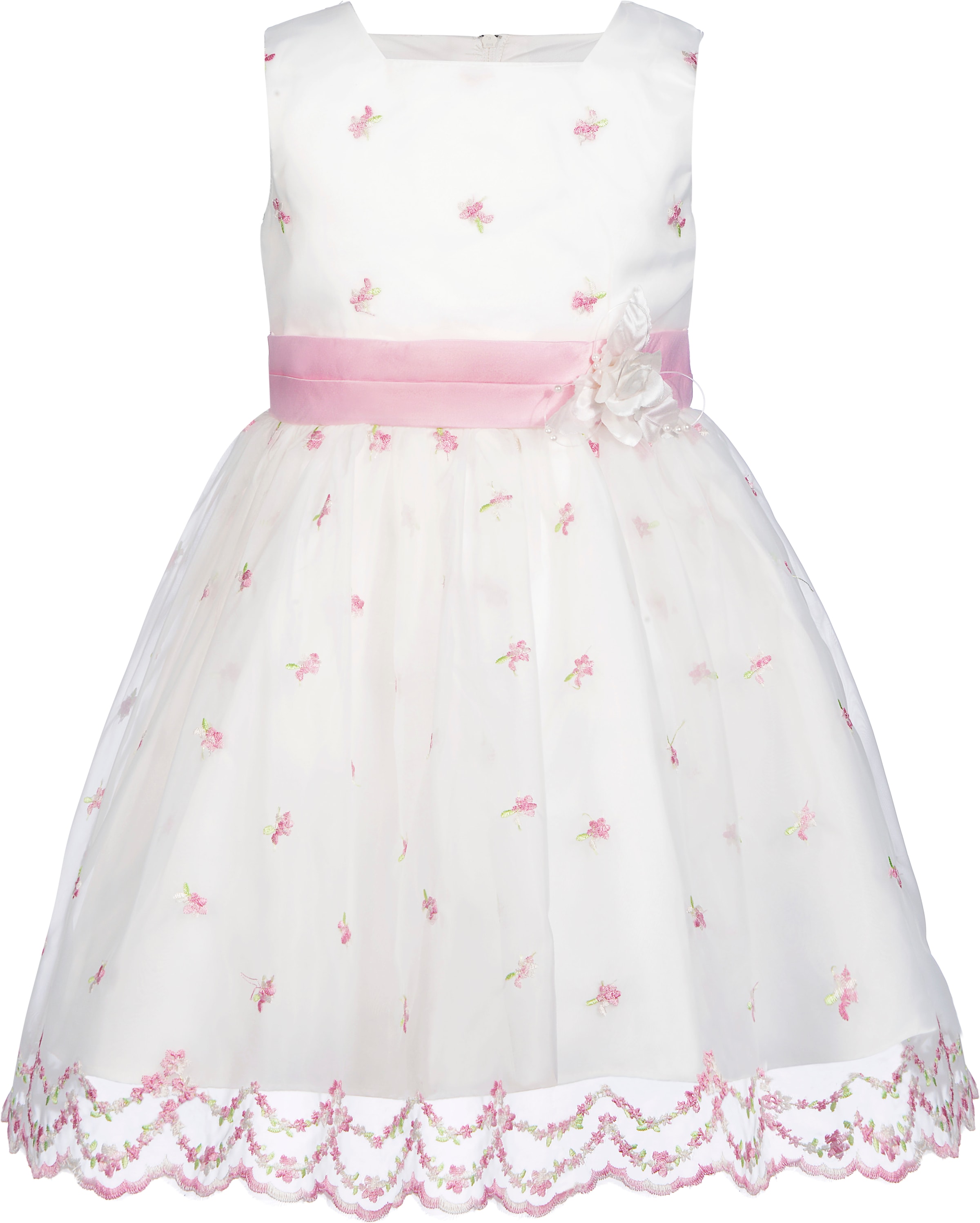 happy girls Taufkleid "dress" mit wunderschönem, allover-besticktem Tüll