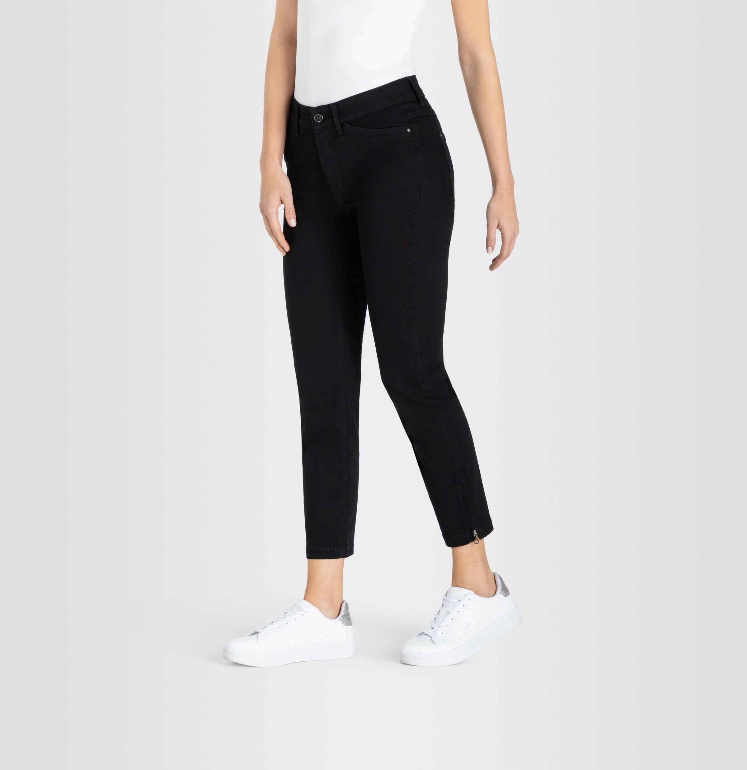MAC 7/8-Jeans »Dream Chic«, verkürzte Form mit Reißverschluss