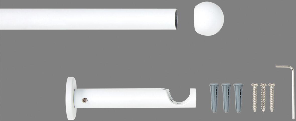 Good Life Vorhangstange "Bola" Ø 20 mm 1 läufig-läufig Fixmaß günstig online kaufen