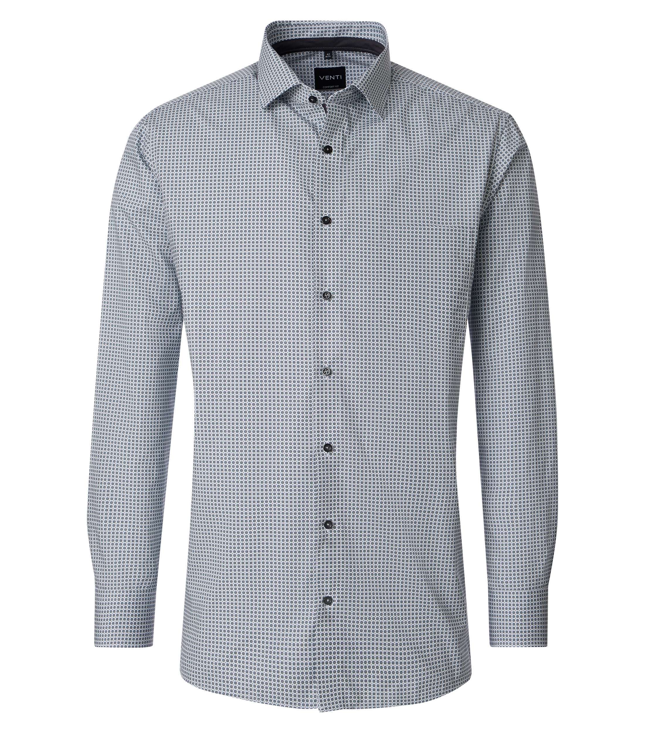 VENTI Business Shirt Gray Size 50