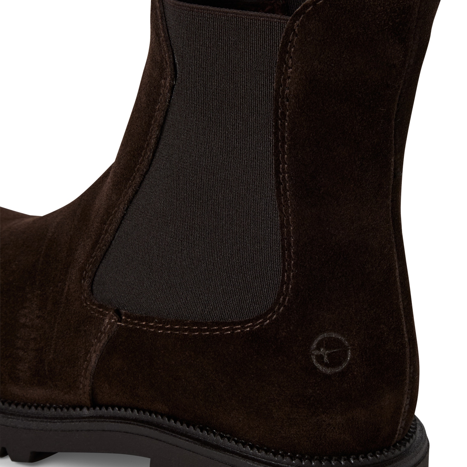 Tamaris Chelseaboots, Blockabsatz, Businessschuh, Schlupfboots mit Stretcheinsätzen