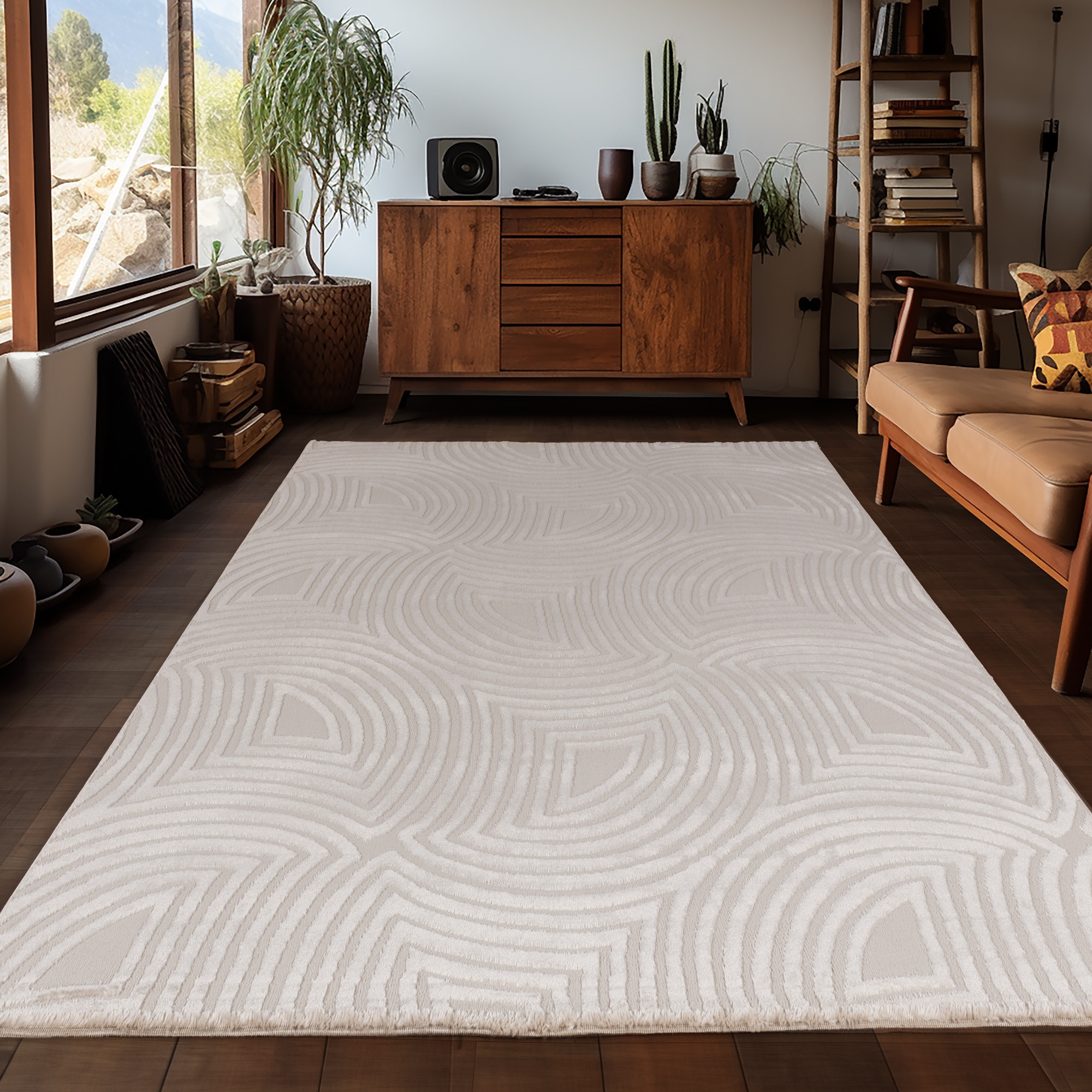 Ayyildiz Teppiche Teppich "SAHARA 1113, auch als Läufer" rechteckig 12 mm Höhe Pflegeleicht / Strapazierfähig / Trend Colors/ Wohnzimmer