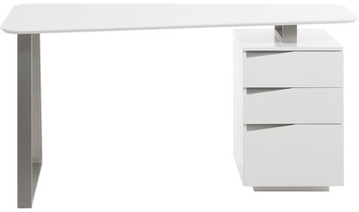 MCA furniture Schreibtisch »Tori«, weiß matt lackiert, mit 3 Schubladen, Breite 150 cm kaufen
