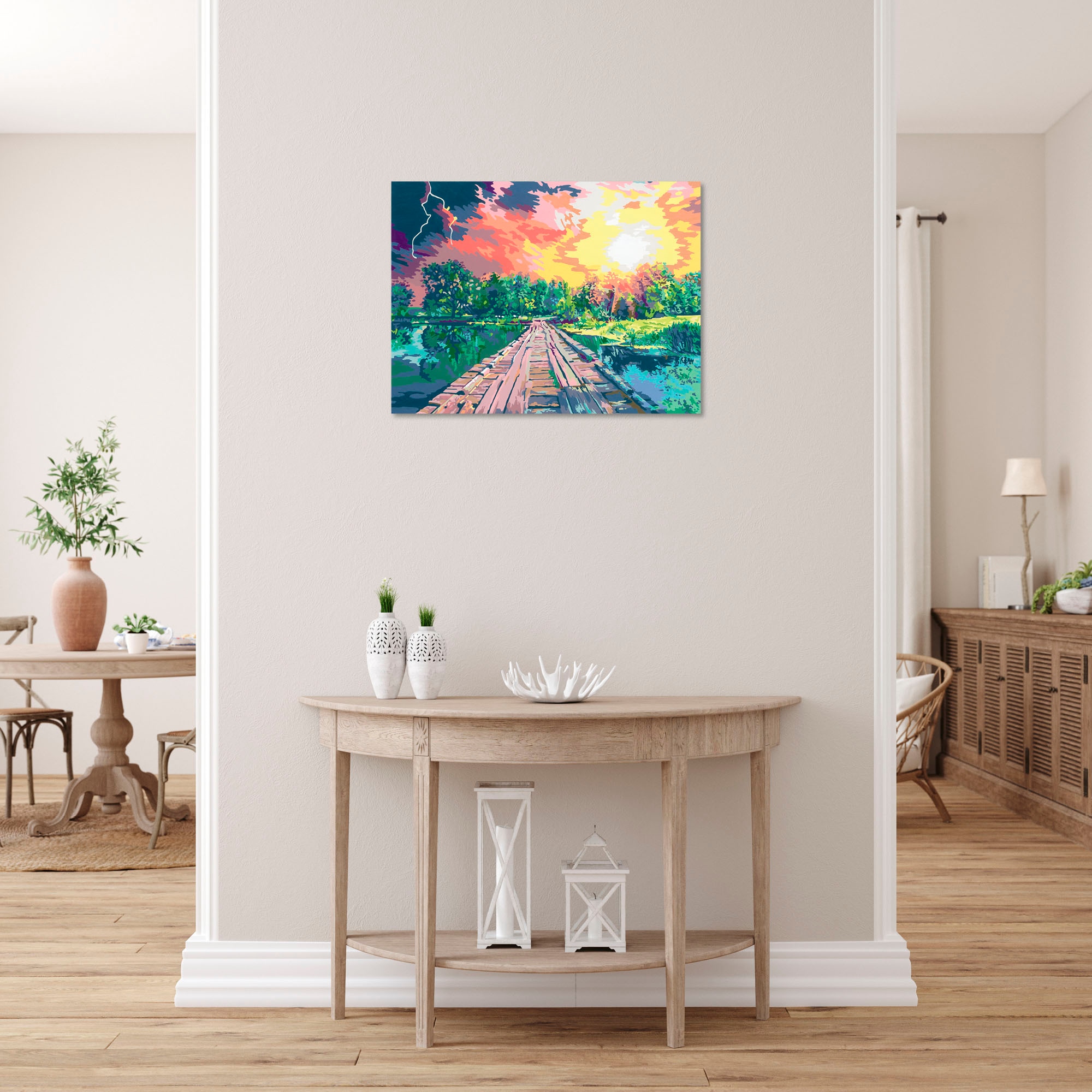 Ravensburger Malen nach Zahlen »CreArt, Leinwand Magisches Licht«, Made in Europe