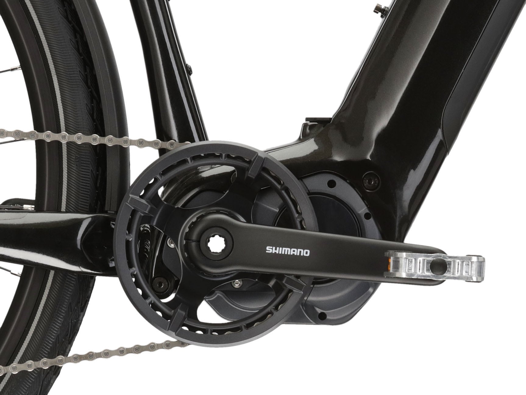 Kross E-Bike »E-Trekkingrad Trans Hybrid 6.0 28 Zoll schwarz«, 10 Gang, Shimano, DEORE XT T8000, Mittelmotor 250 W