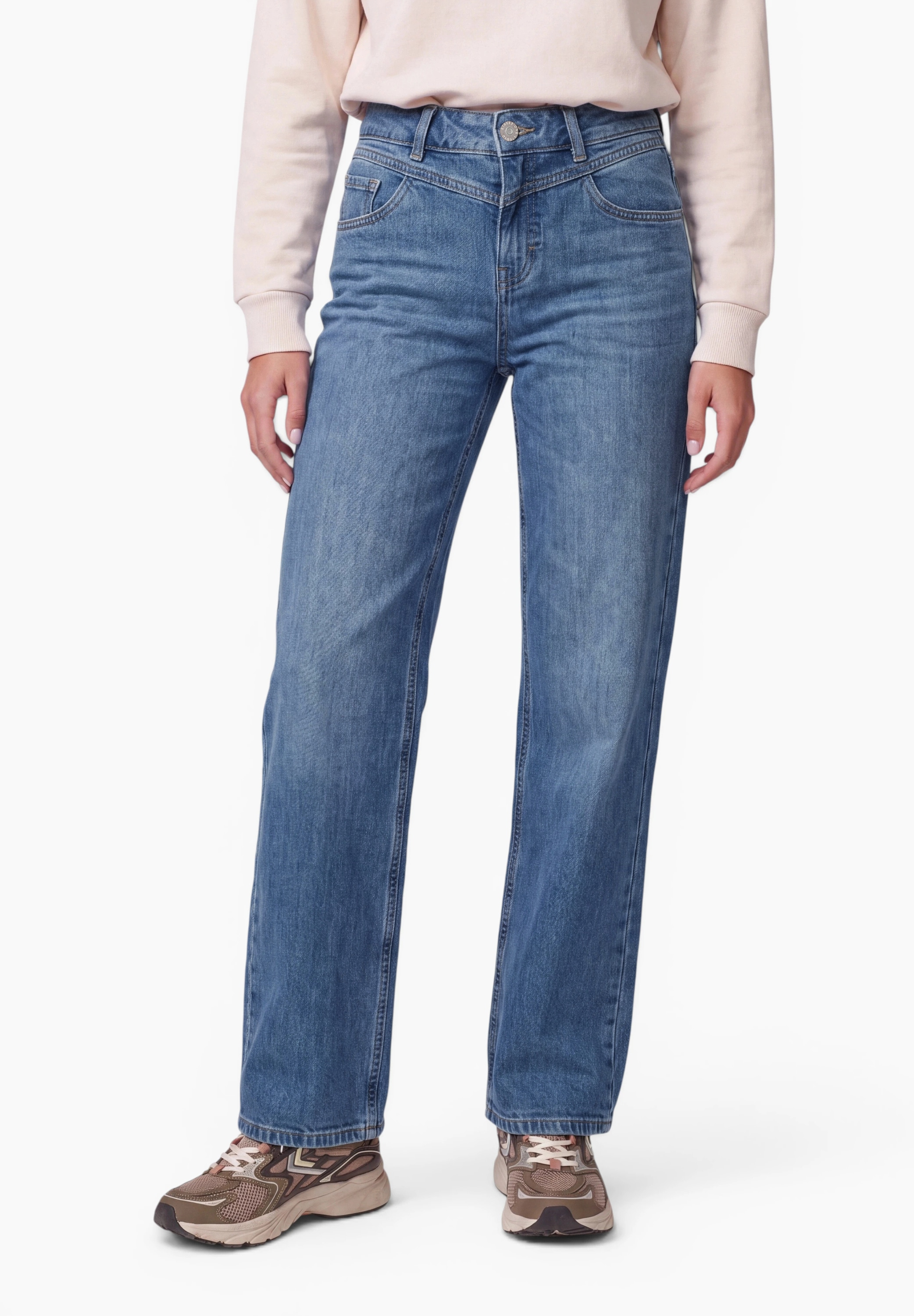 STREET ONE STUDIO Loose-fit-Jeans 5-Pocket-Style