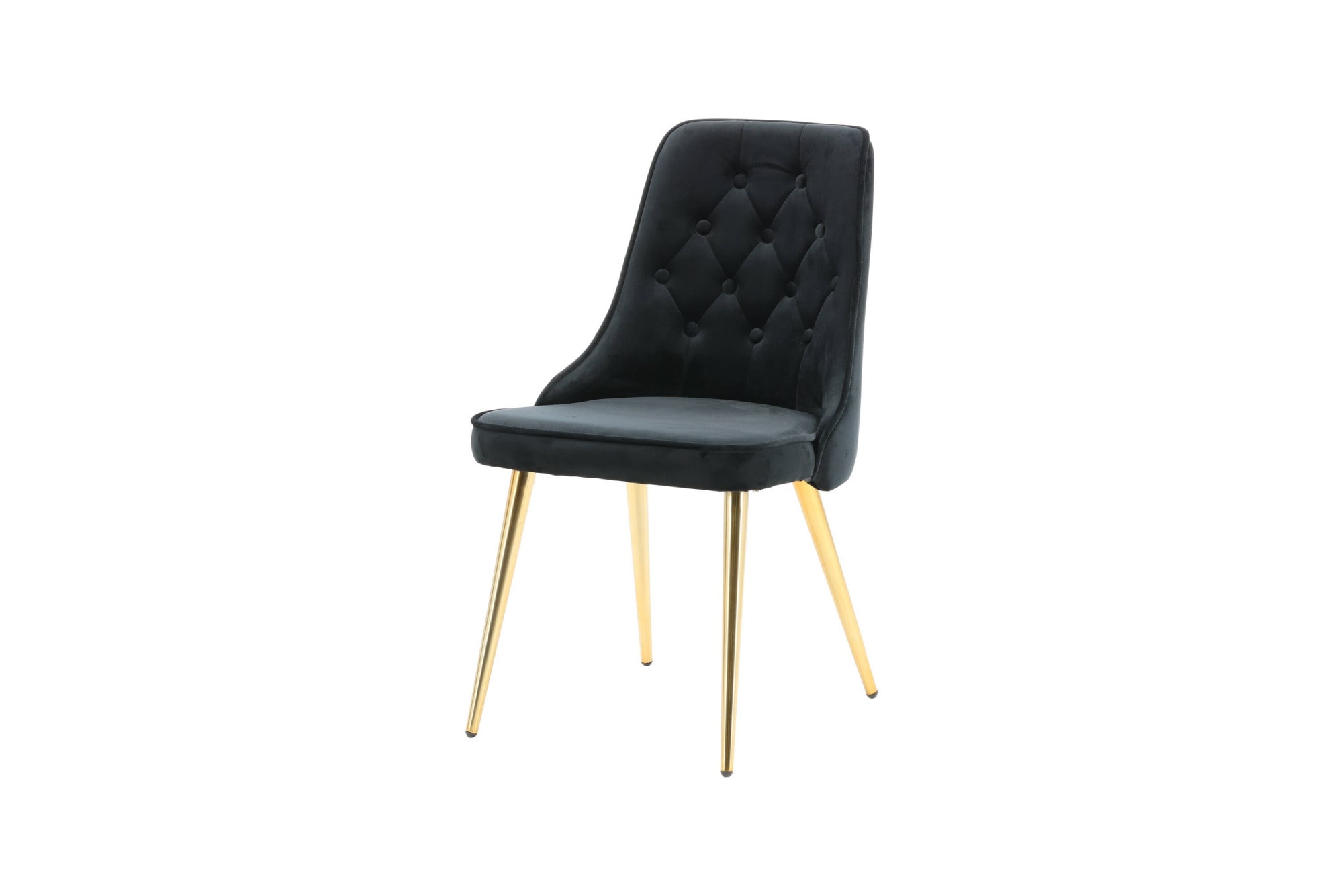 Venture Home Esszimmerstuhl »Velvet Deluxe, 2er-Set Esszimmerstühle in Hellgrau, 150 kg belastbar« () Polsterstuhl, weicher Bezug, Knöpfe, dekorative Steppung, edel
