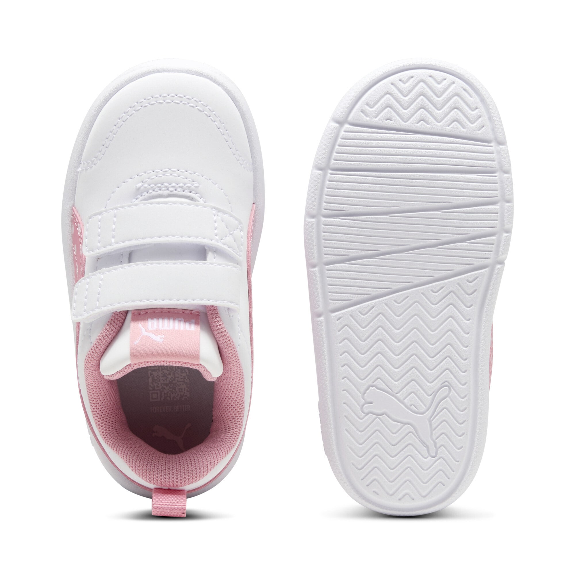 PUMA Sneaker »Courtflex V3 Dotty Sneakers Klein Mädchen«