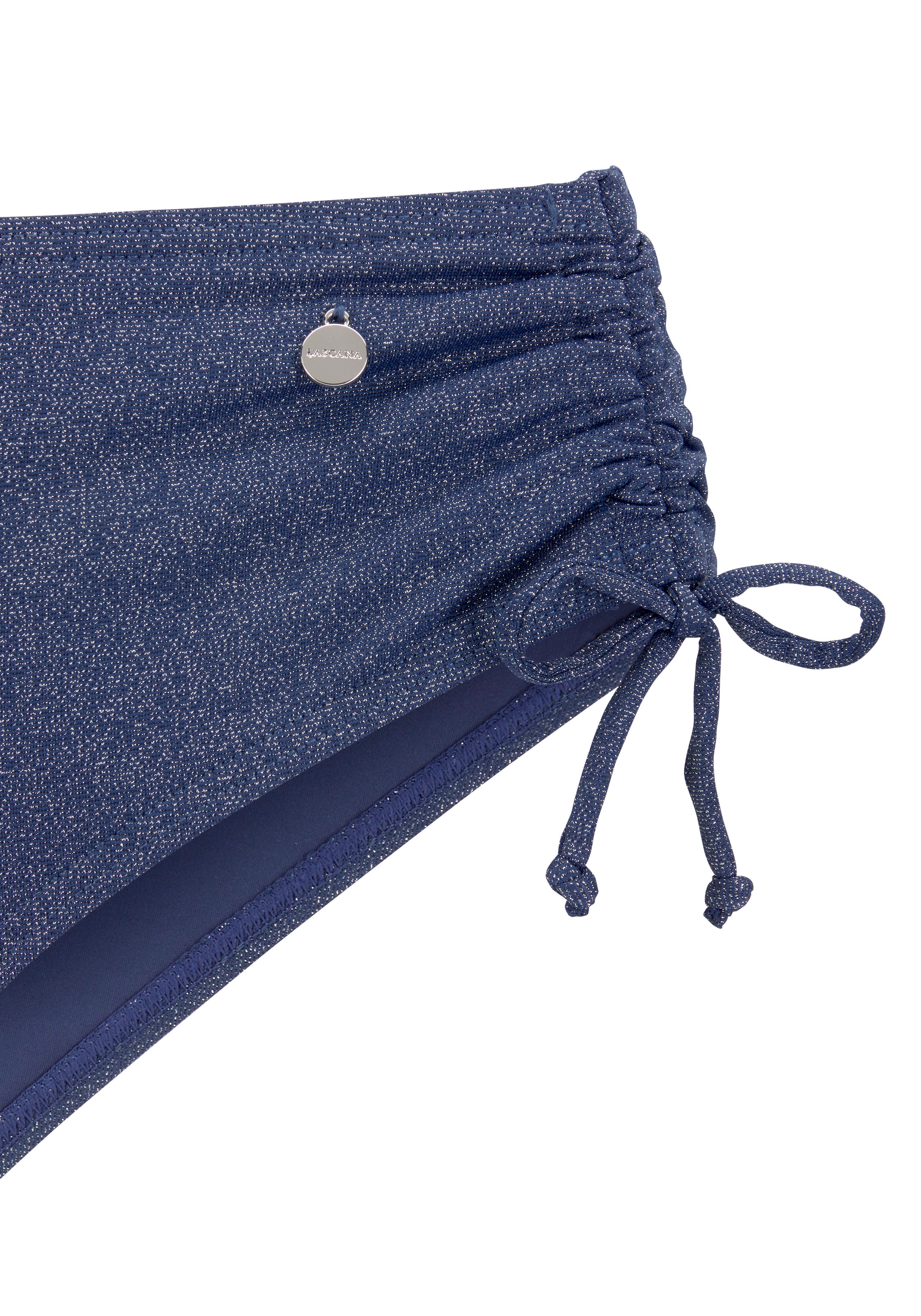 LASCANA Bikini-Hose »Glitter«, seitlich regulierbar
