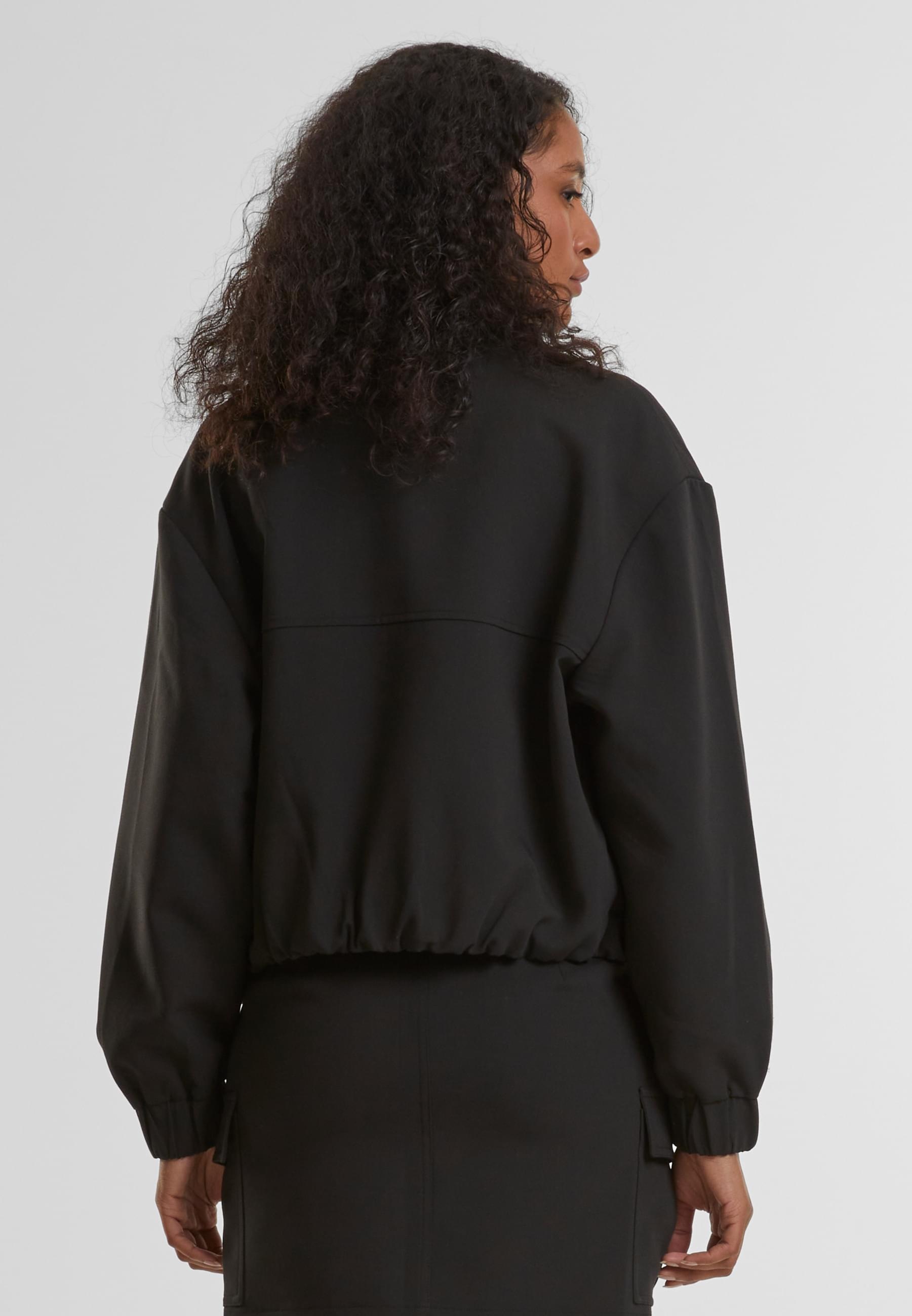 URBAN CLASSICS Allwetterjacke »Urban Classics Ladies Short Blouson«, (1 St.), ohne Kapuze