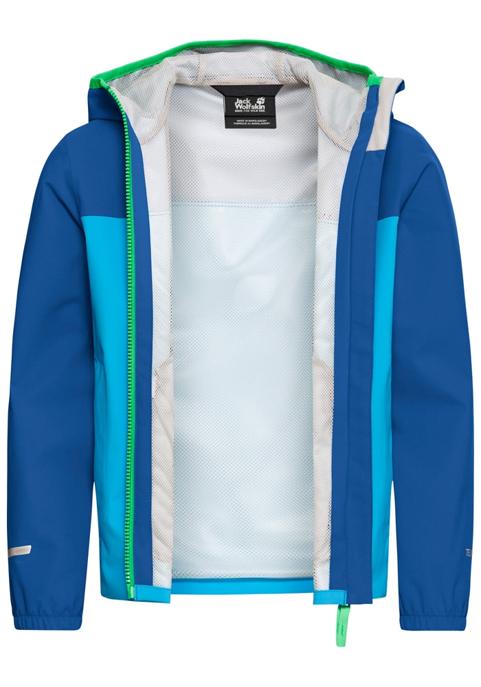 Jack Wolfskin Outdoorjacke »ADVENTURETRIBE 2L JKT K« mit Kapuze