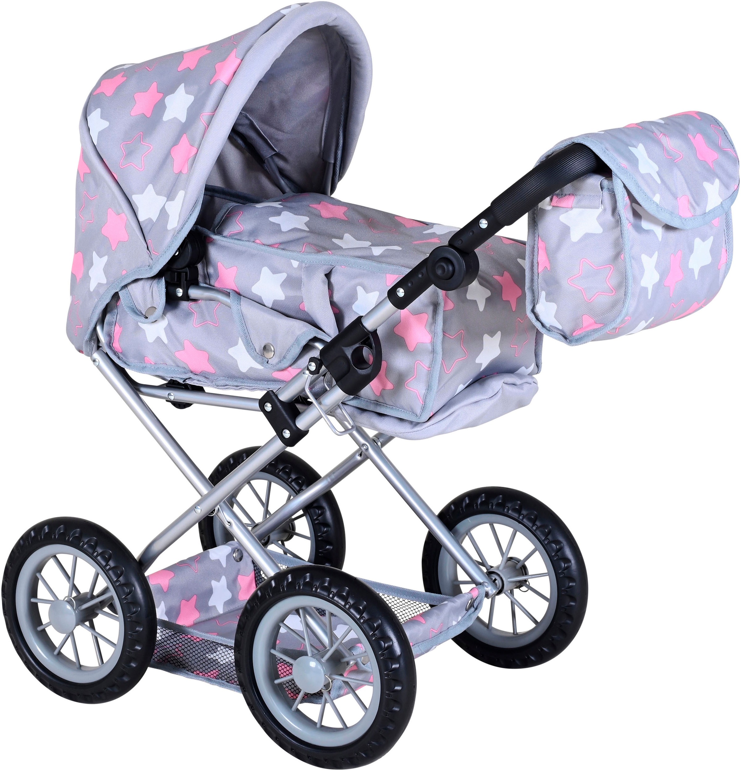 Knorrtoys® Kombi-Puppenwagen »Ruby«, mit Wickeltasche