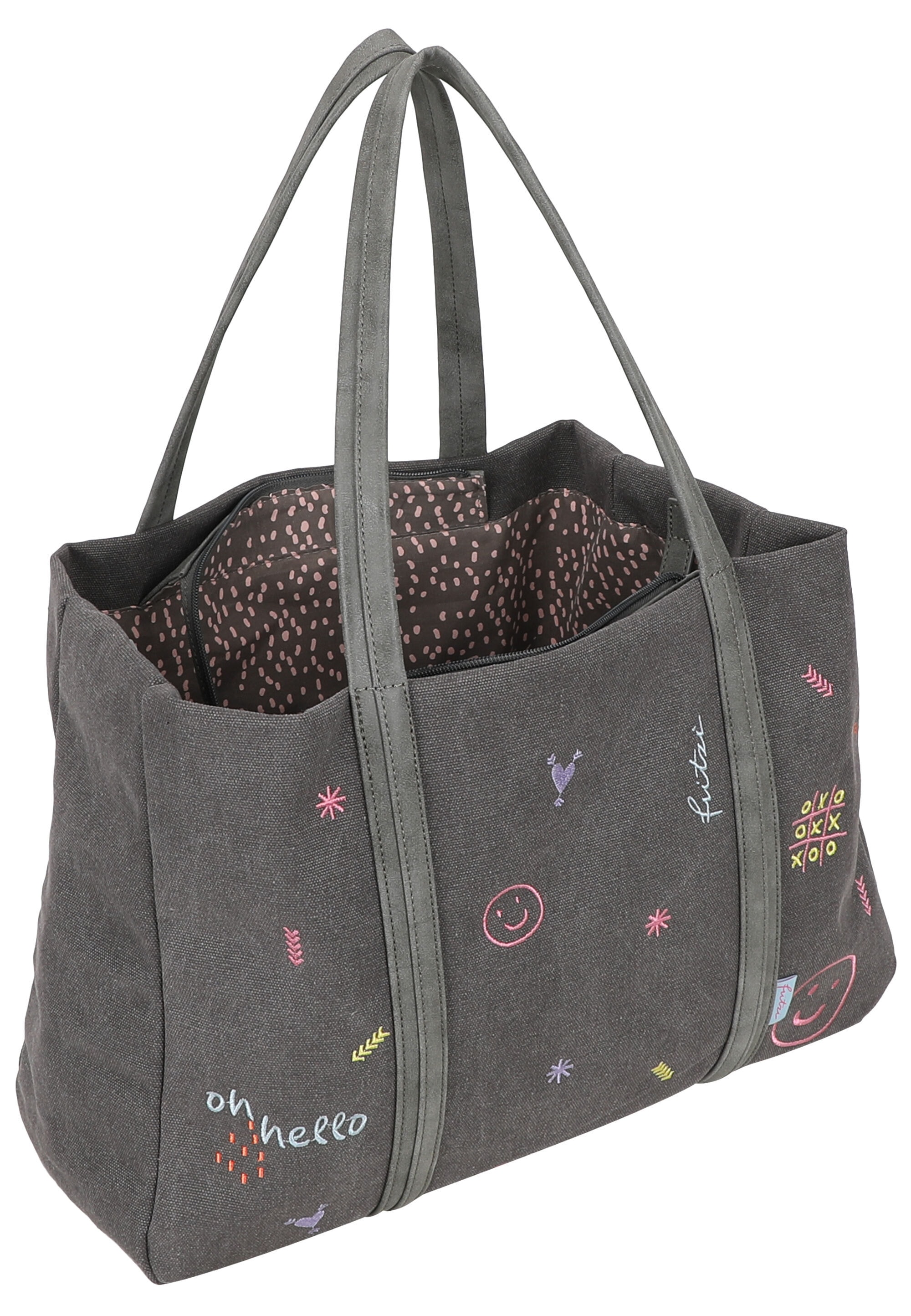 Fritzi aus Preußen Shopper »Simply Shopper Limited Embro Fun« mit Reißverschluss
