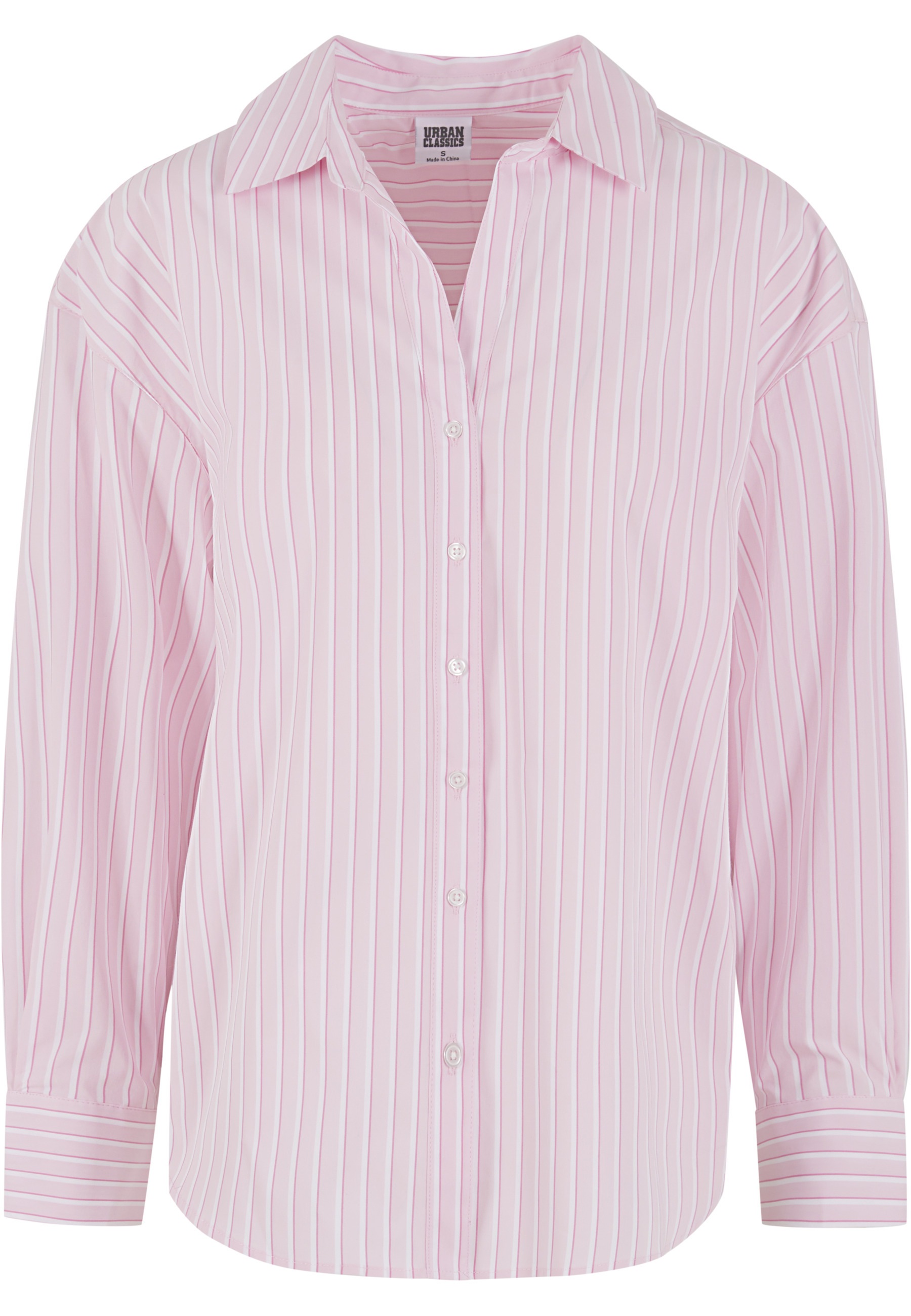 URBAN CLASSICS Klassische Bluse »Urban Classics Ladies Oversized Striped Blouse«