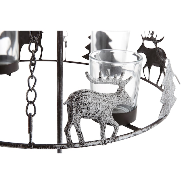 Metall, inkl. 4 | home Adventsleuchter BAUR kaufen »Weihnachtsdeko«, Glaswindlichtern my