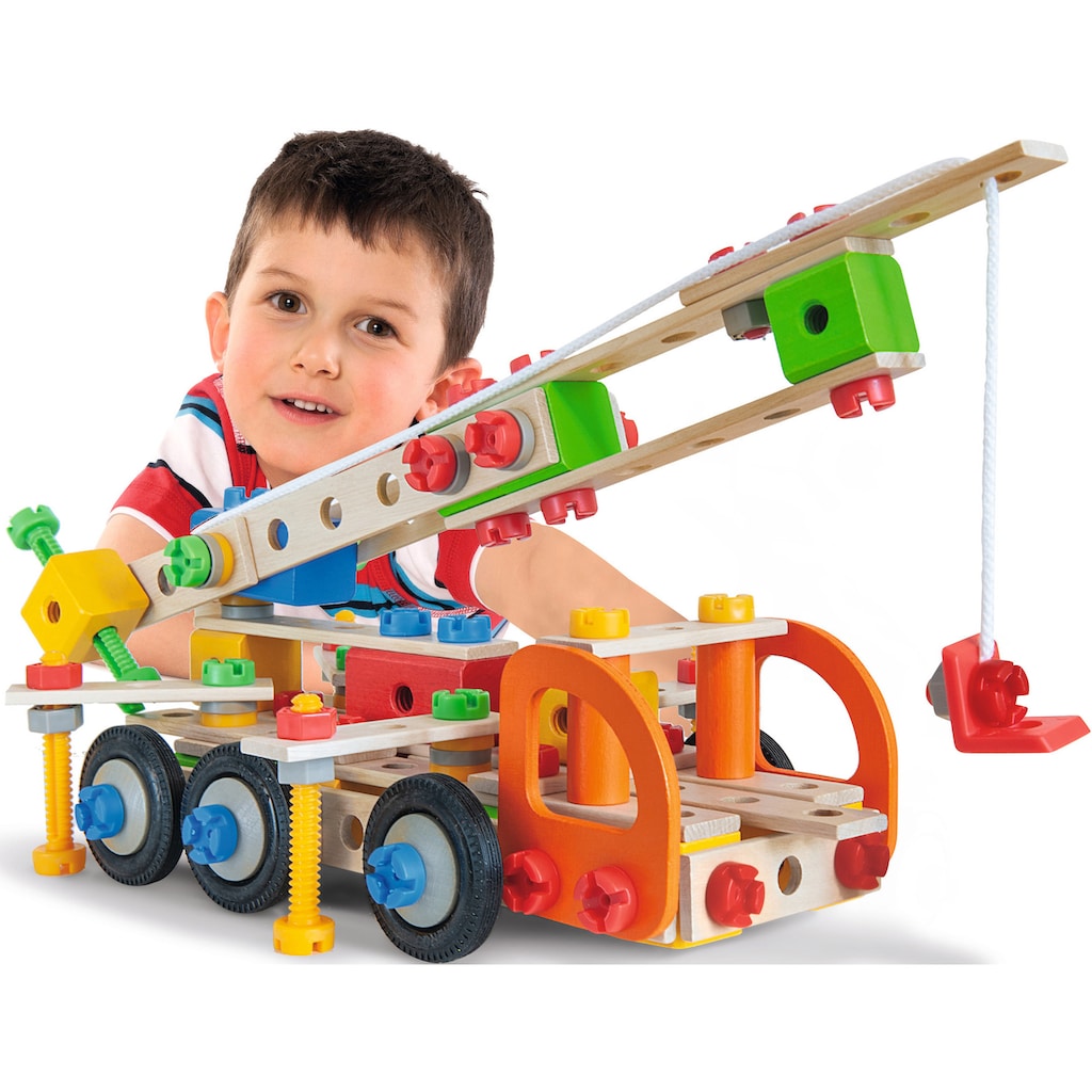 Eichhorn Konstruktionsspielsteine »Constructor Kranwagen«, (170 St.)