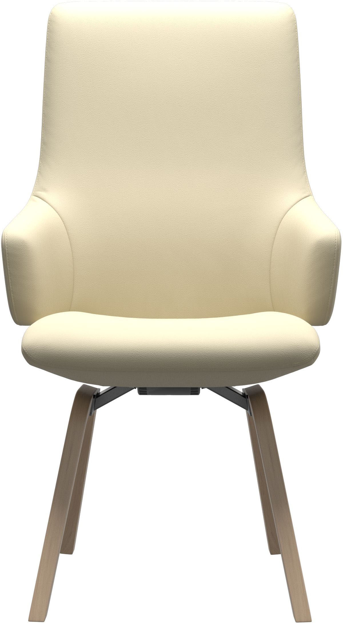 Thumbnail - Stressless Polsterstuhl "Laurel" () High Back mit Armlehne, Größe L, mit schräggestellten Beinen in Eiche