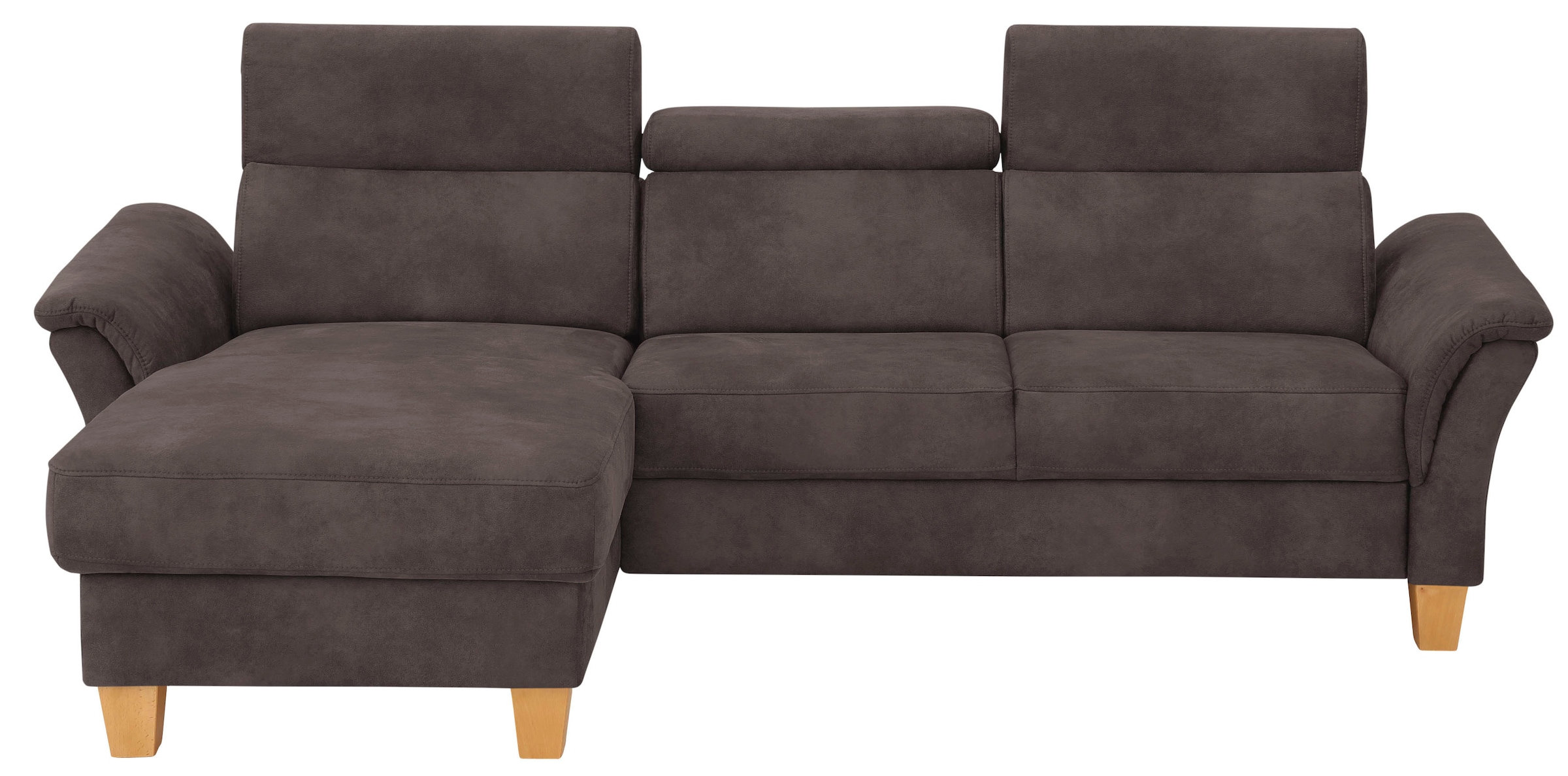 OTTO home Ecksofa "Conville L-Form" Federkern, wahlweise mit Schlaffunktion und Bettkasten bzw. Stauraum
